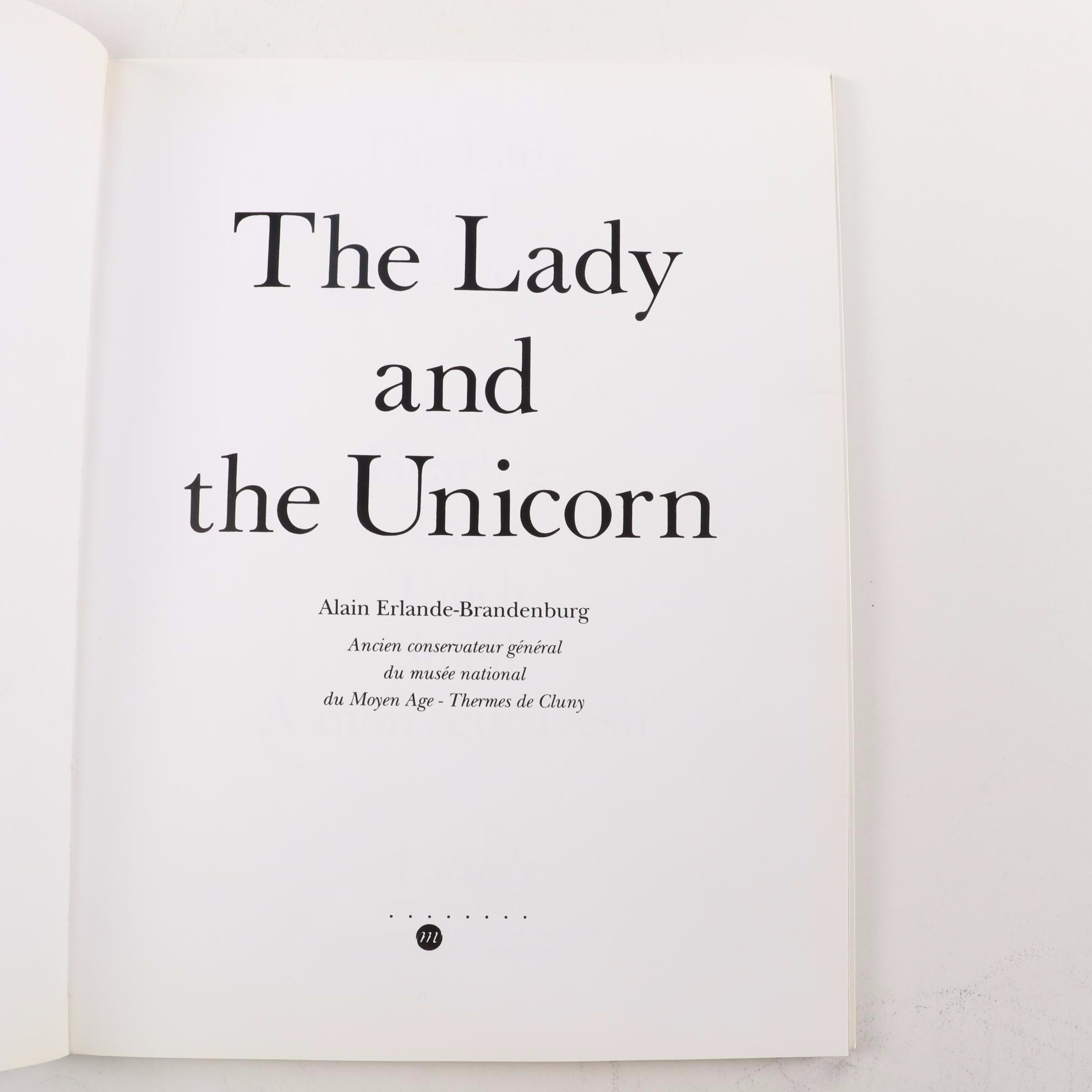 "The Unicorn Tapestries" and "La Dame à la Licorne" Art Reference Books