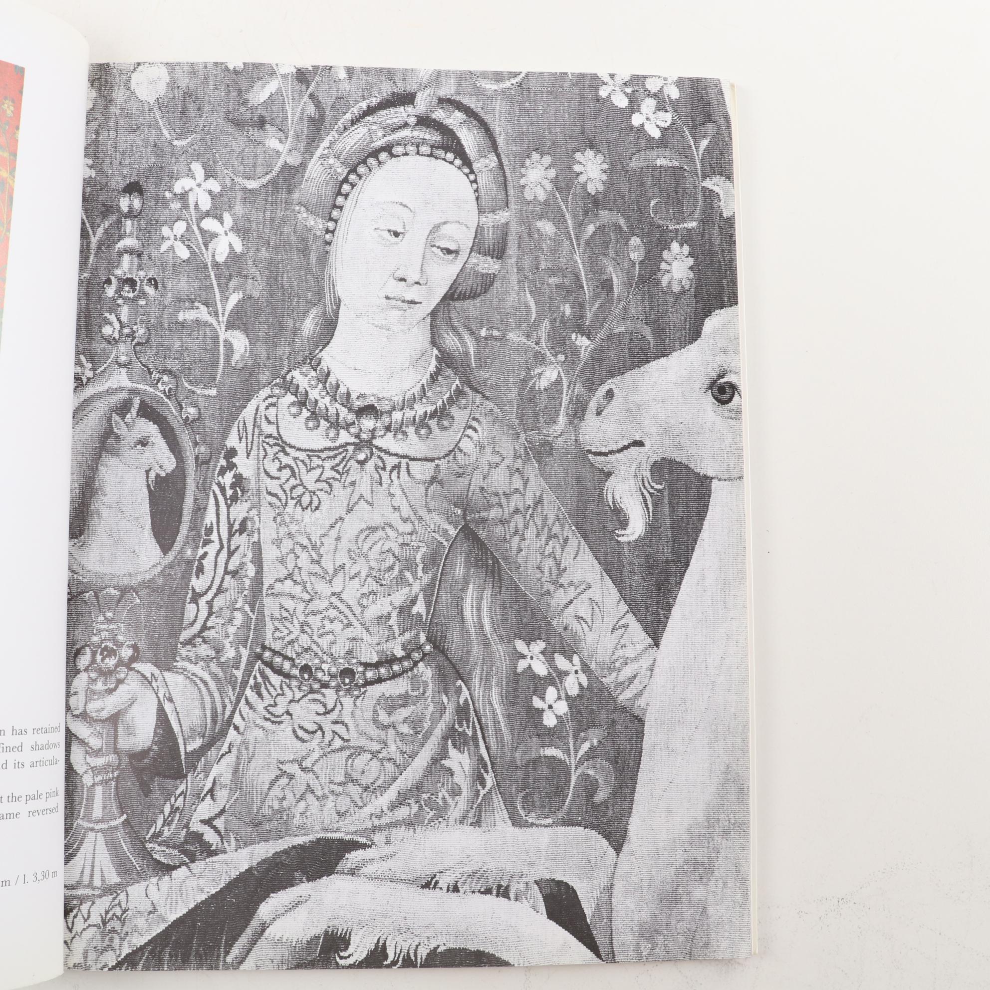 "The Unicorn Tapestries" and "La Dame à la Licorne" Art Reference Books