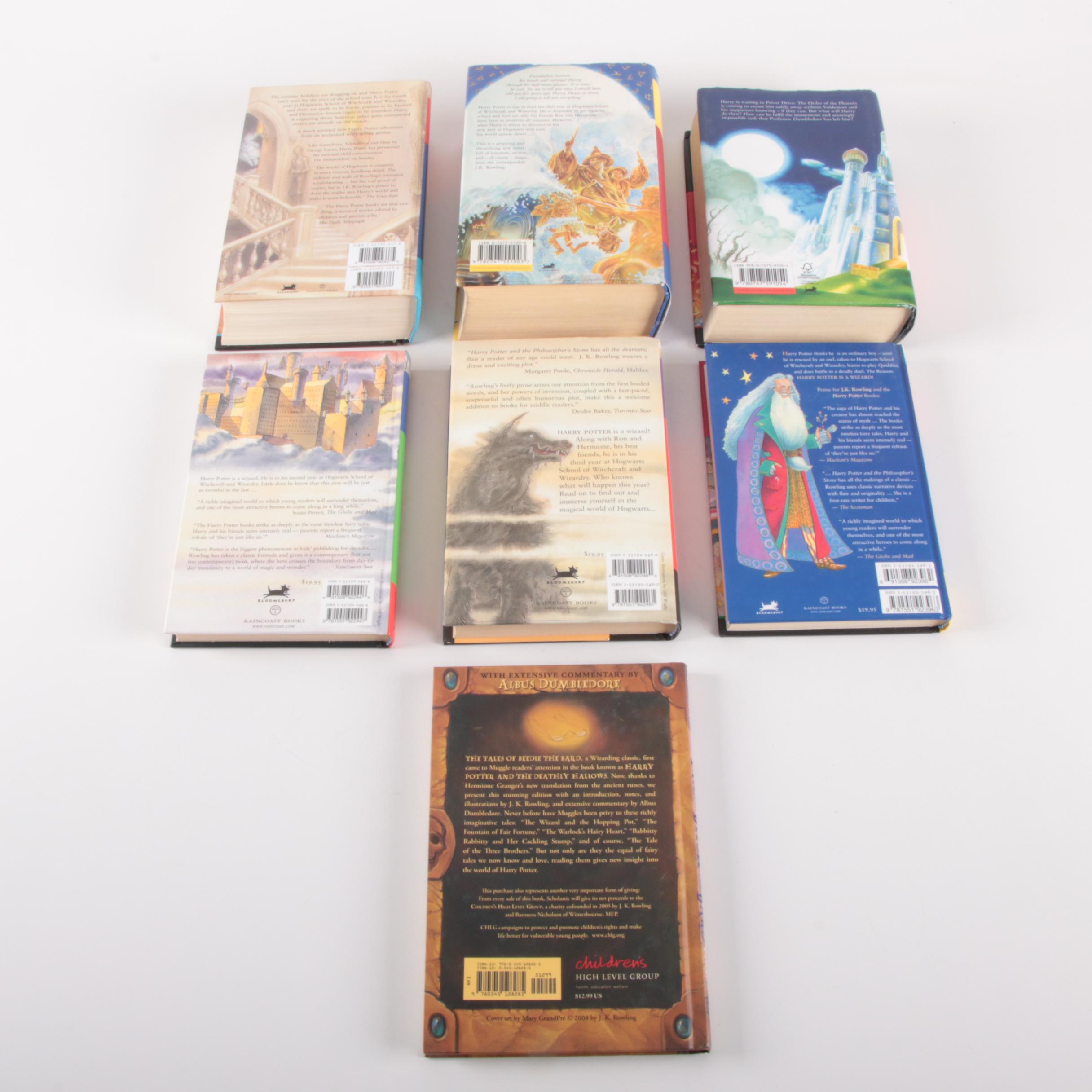 First UK Edition "Harry Potter" Books with Canadian Editions and More