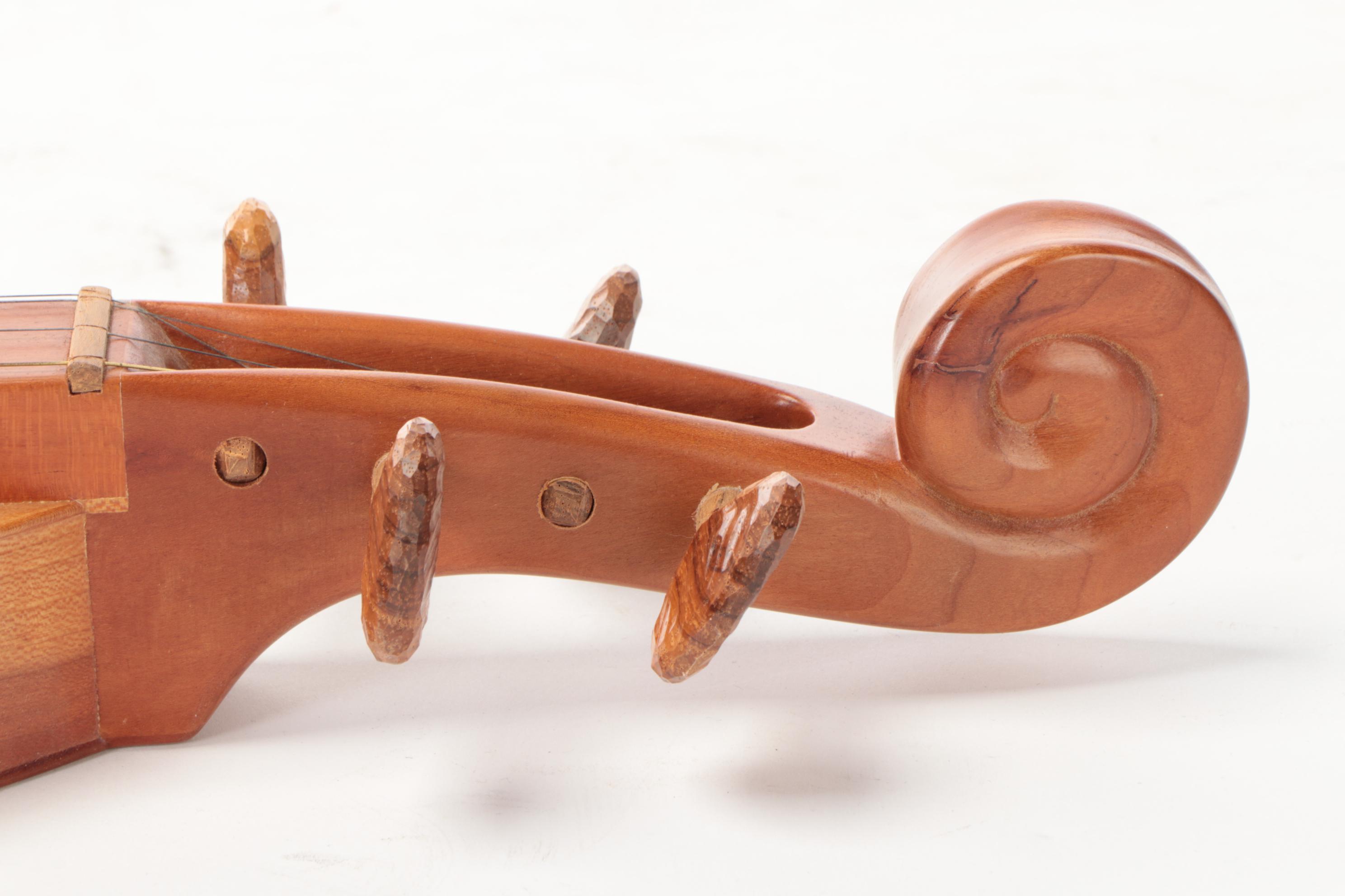 Cherry Appalachian Mountain Dulcimer by Warren A. May, Berea KY