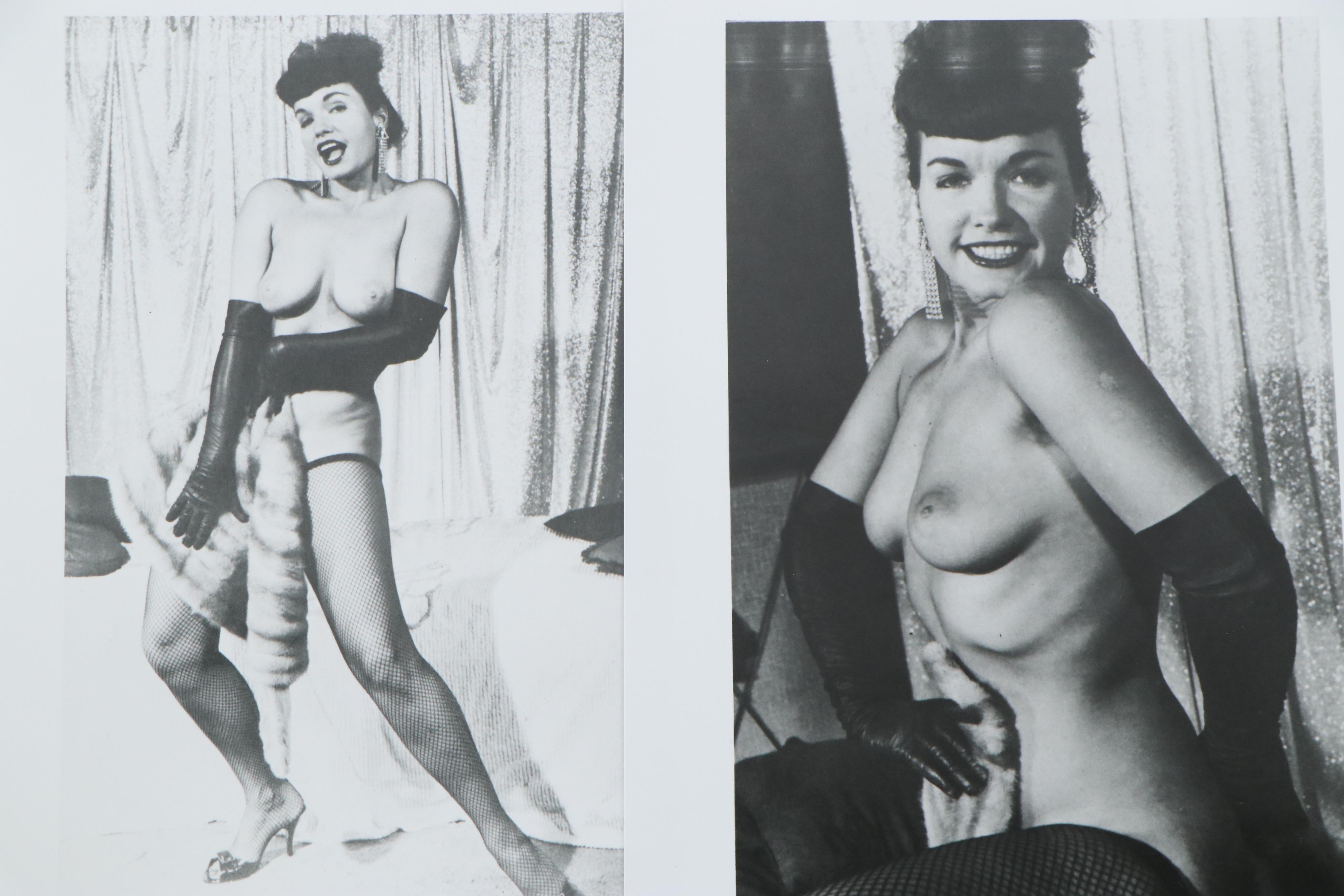 Bettie Page Nude Pin-up Silver Gelatin Prints