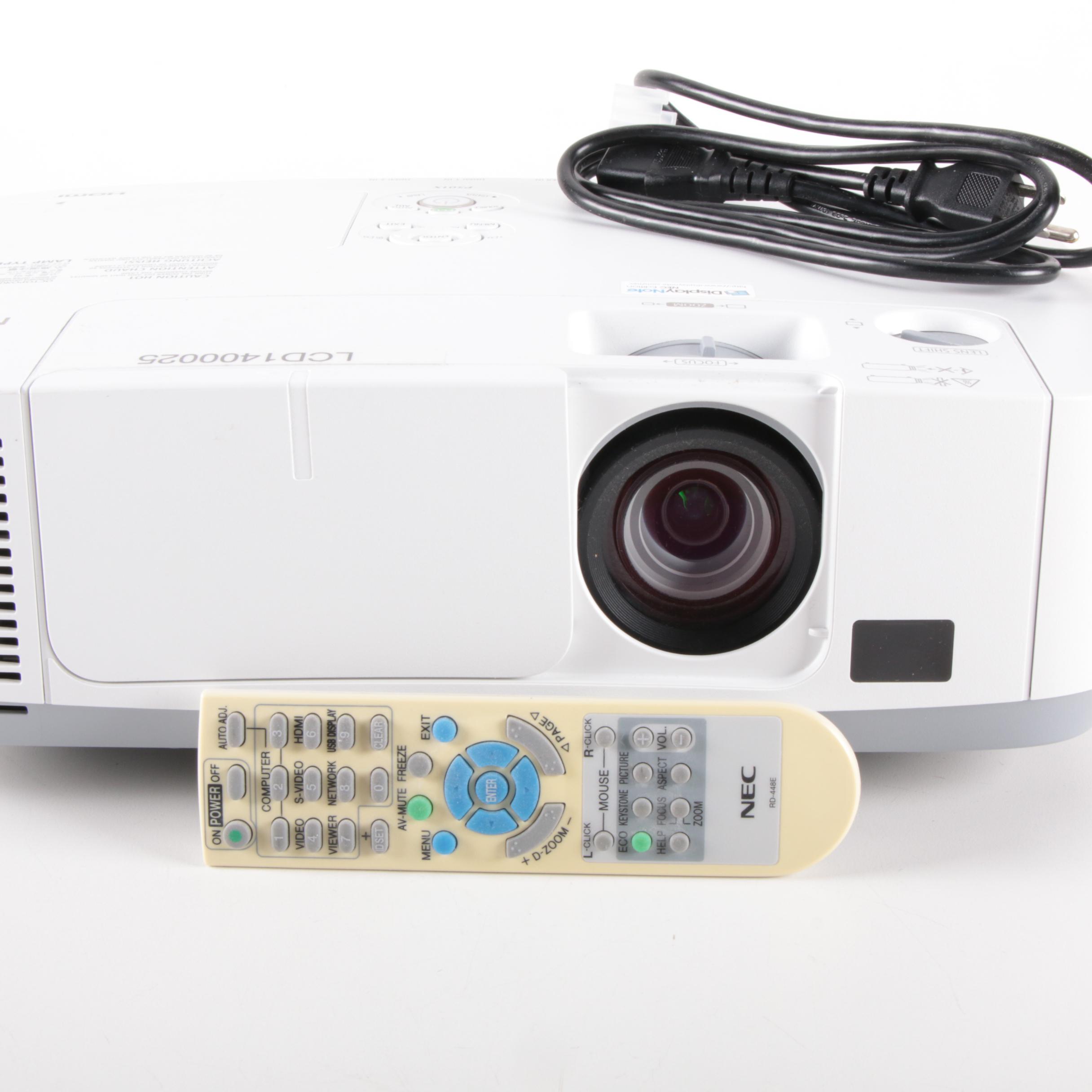 DisplayNote NEC Edition NP-P501X Projector