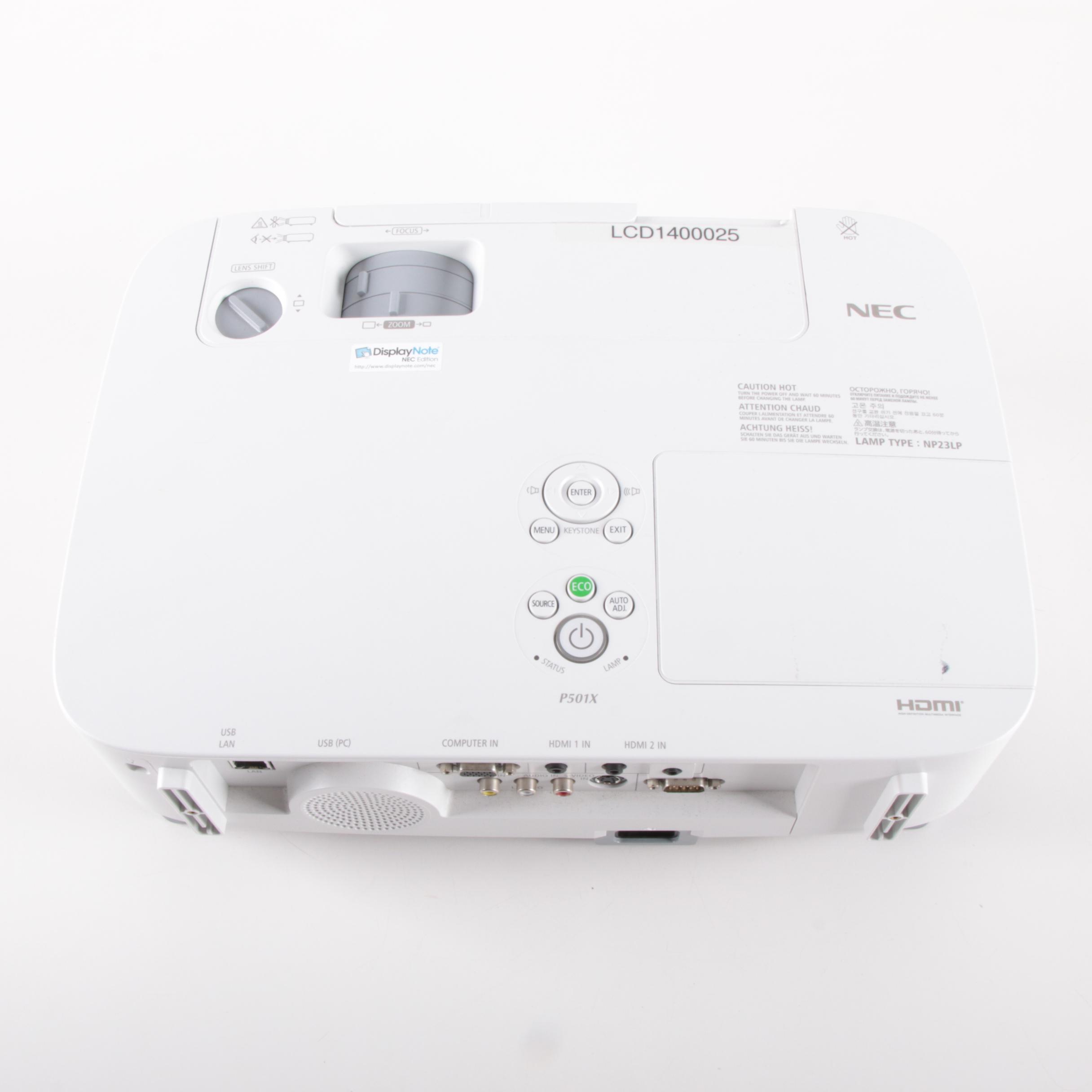 DisplayNote NEC Edition NP-P501X Projector