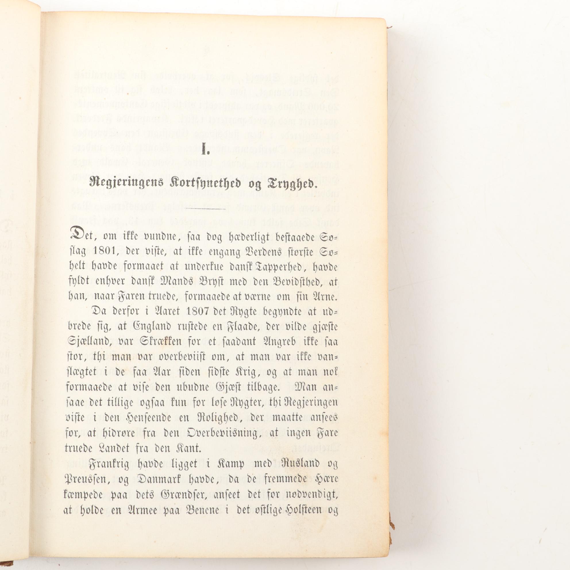 Danish Language "Københavns Bombardement" by B. H. Faber, 1857