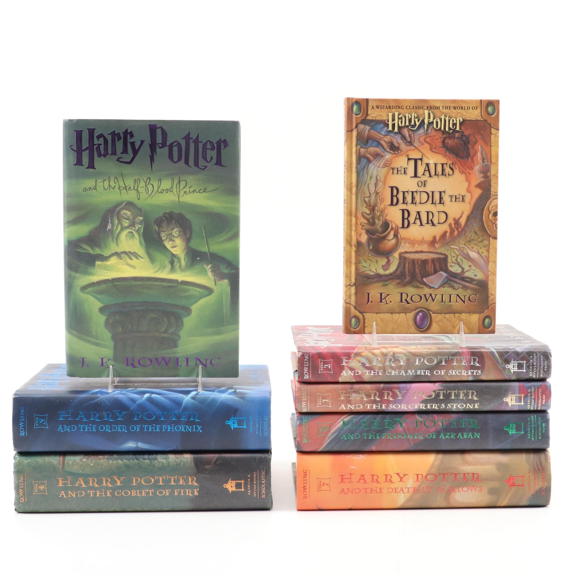 Complete First American Edition "Harry Potter" Series by J. K. Rowling