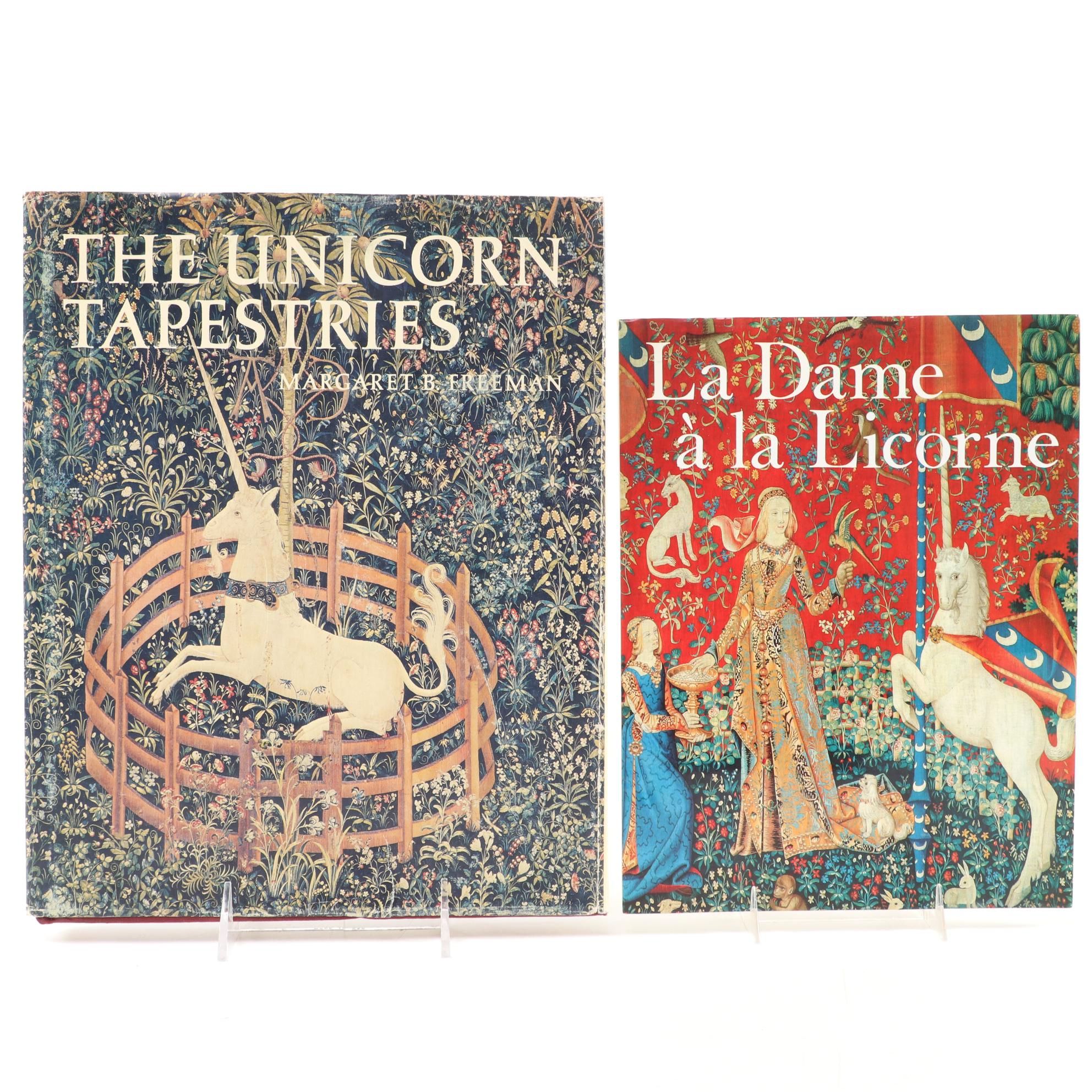 "The Unicorn Tapestries" and "La Dame à la Licorne" Art Reference Books