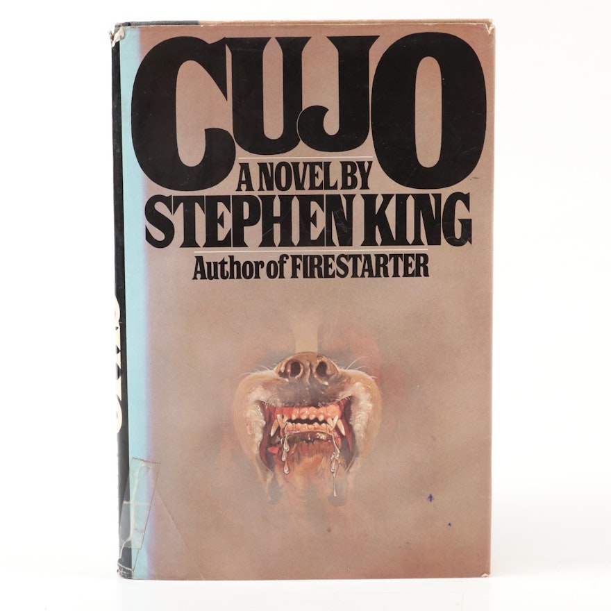 Early Trade Edition "Cujo" by Stephen King, 1981