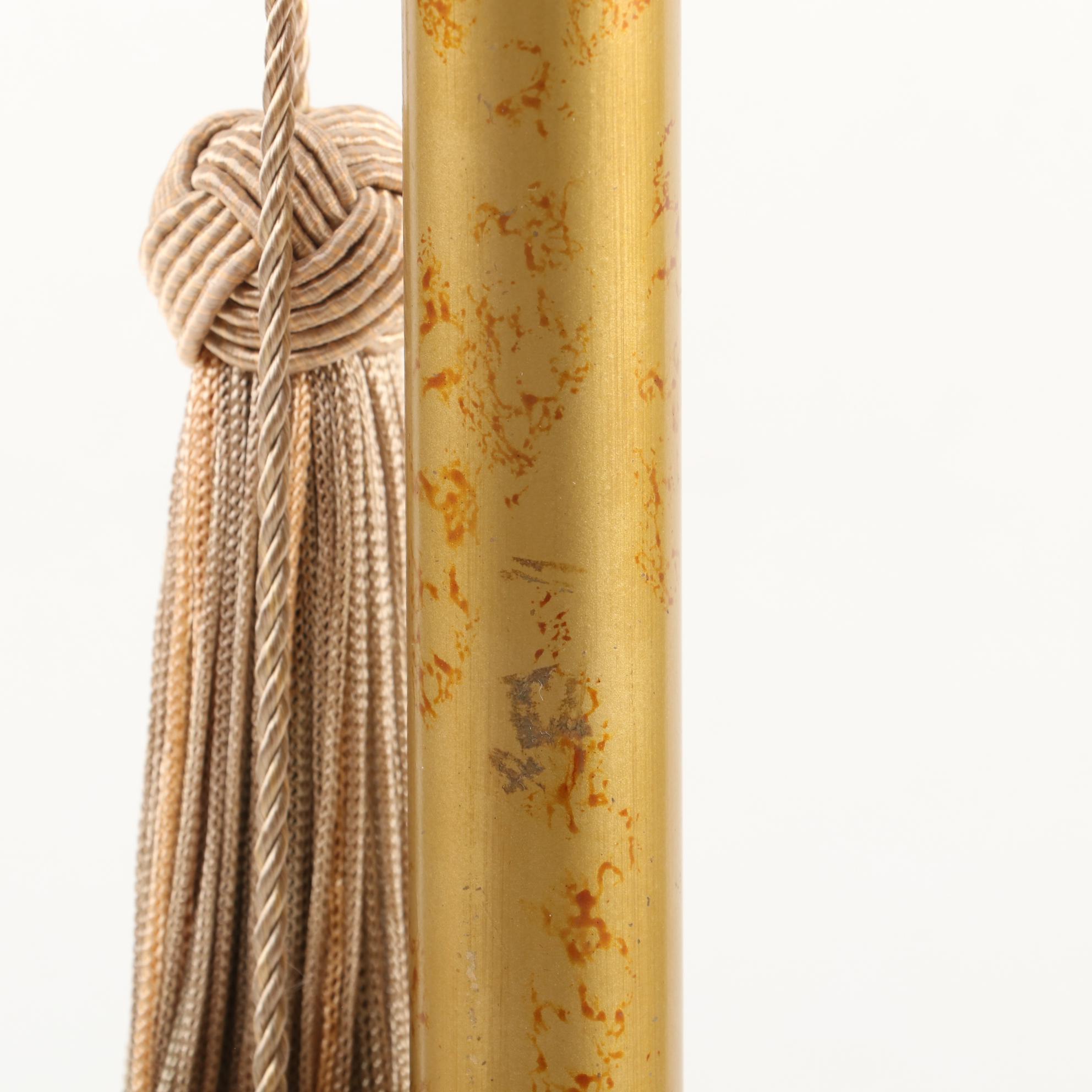 Berman Neoclassical Style Gilt Composite Table Lamps