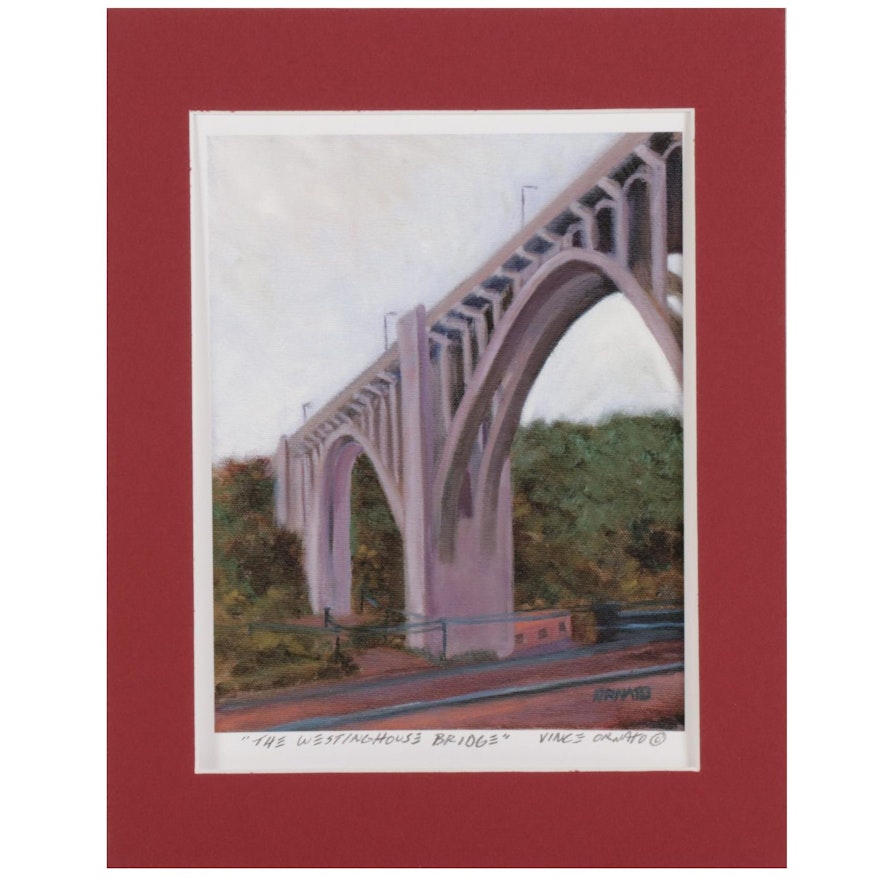 Vince Ornato Giclée "The Westinghouse Bridge"