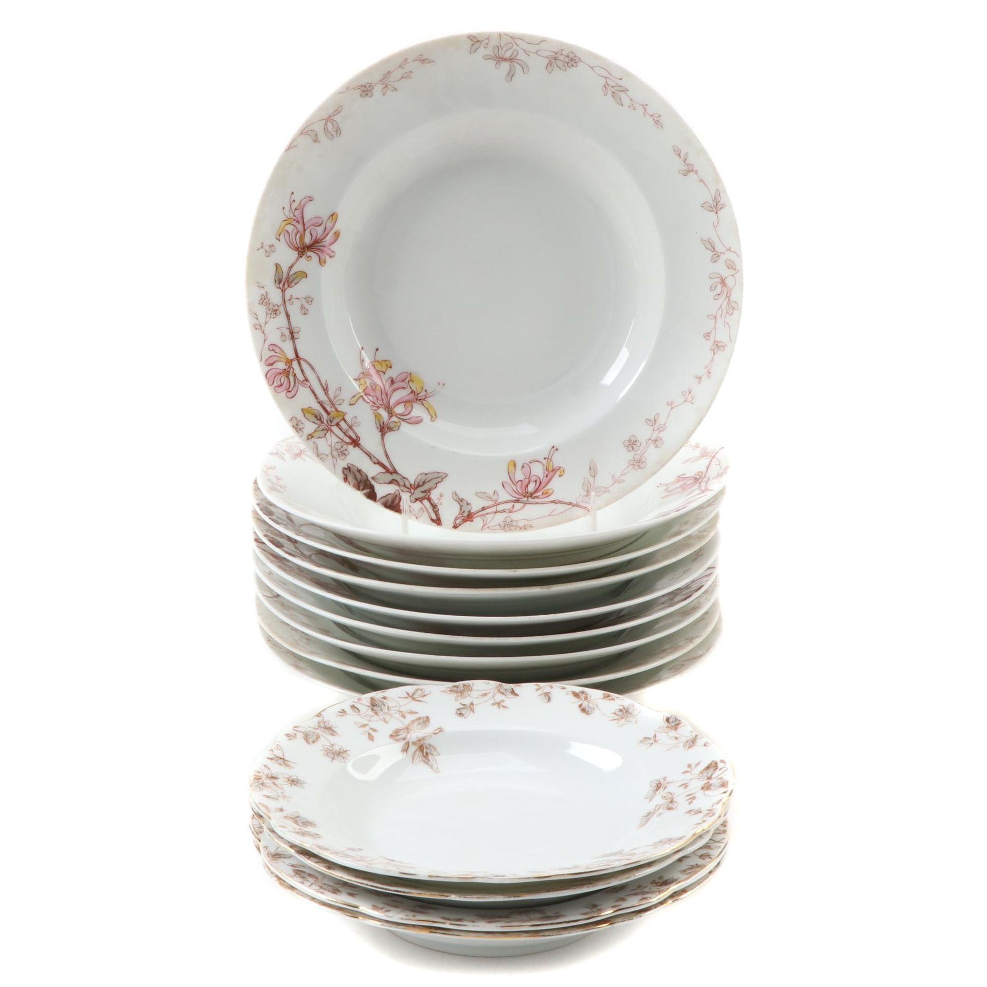 Haviland & Co. Limoges Porcelain Dinnerware, Late 19th/Early 20th C.