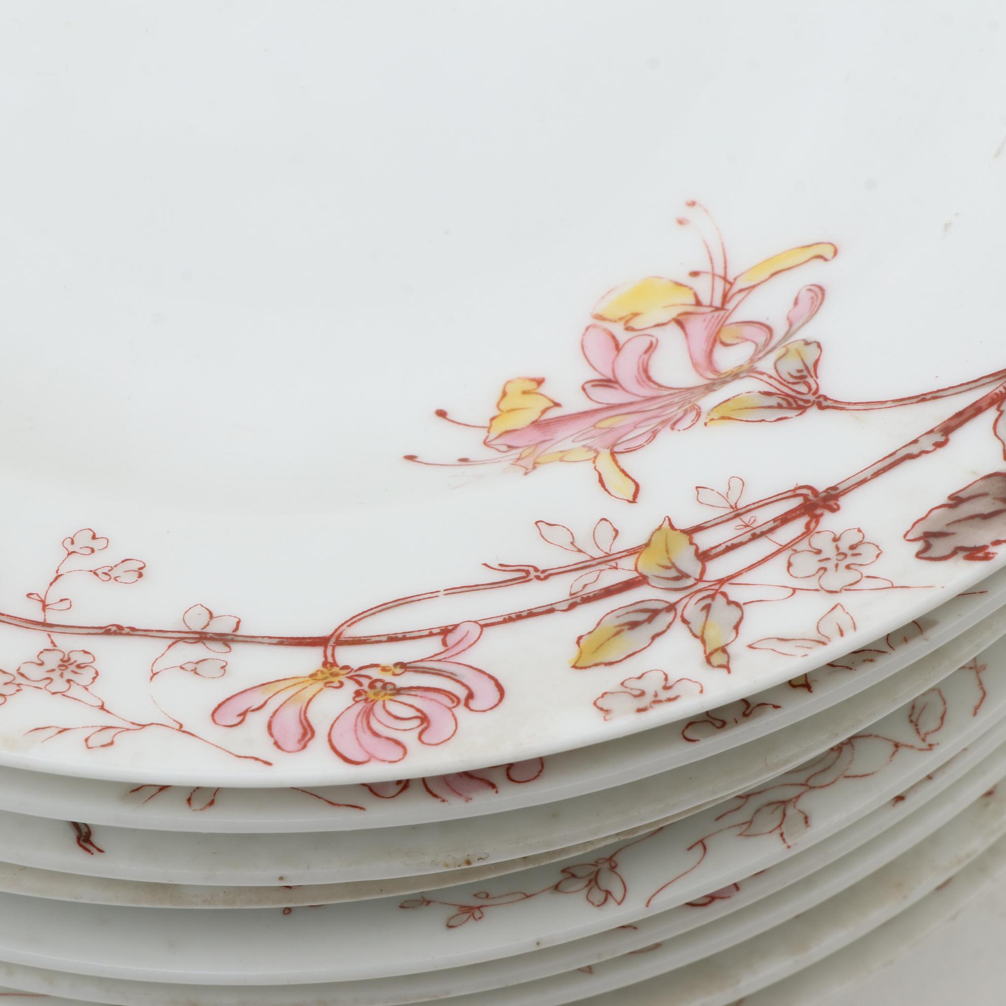 Haviland & Co. Limoges Porcelain Dinnerware, Late 19th/Early 20th C.