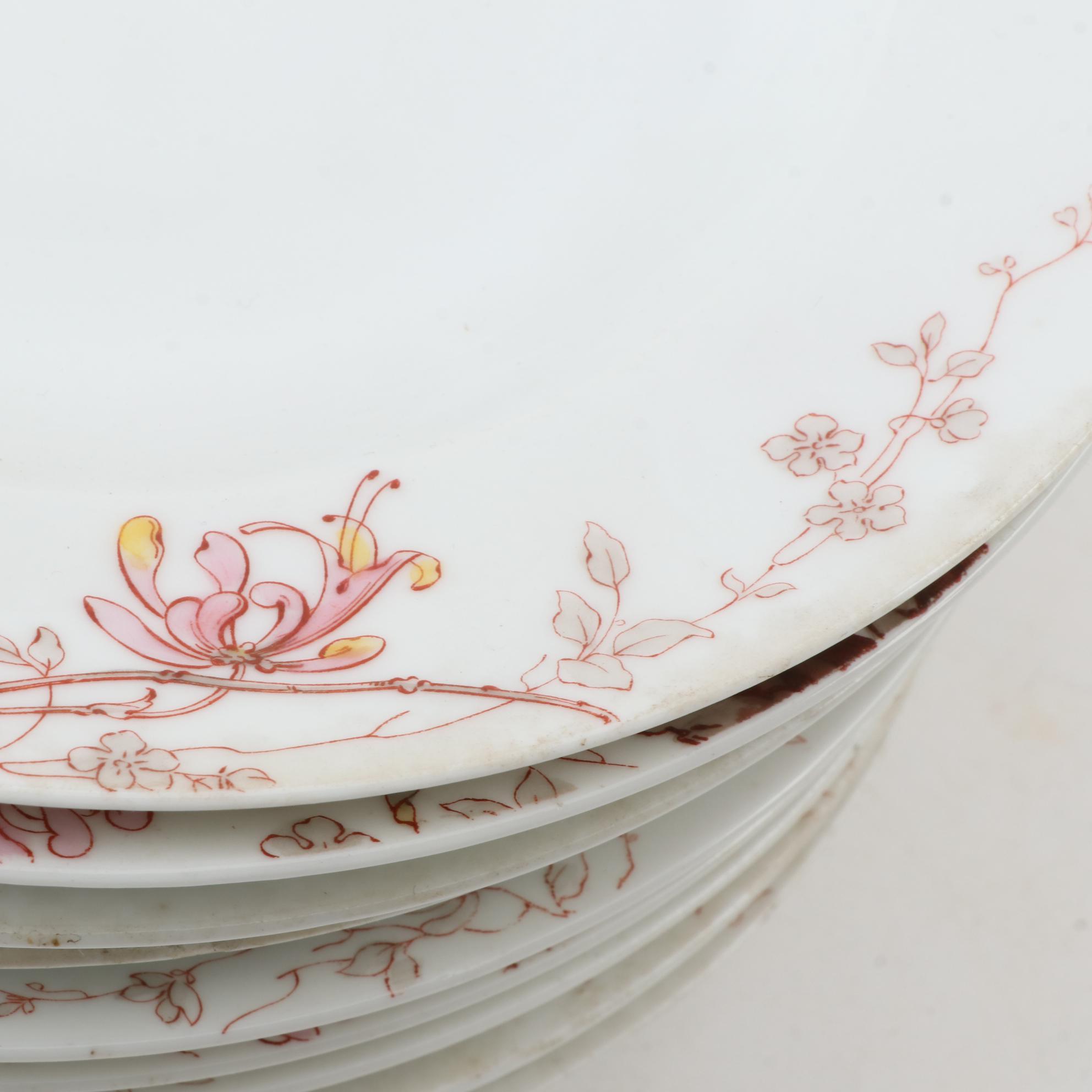 Haviland & Co. Limoges Porcelain Dinnerware, Late 19th/Early 20th C.