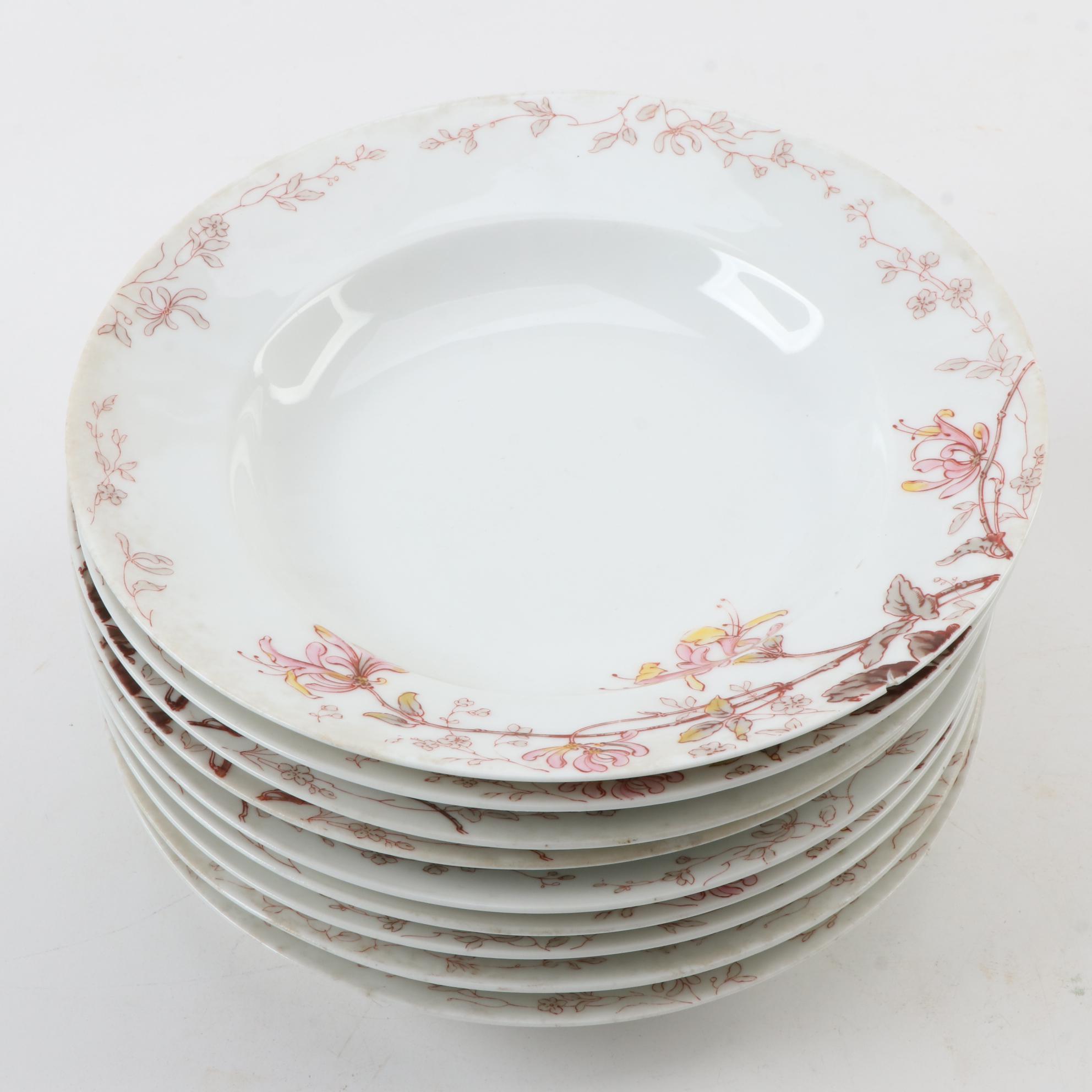 Haviland & Co. Limoges Porcelain Dinnerware, Late 19th/Early 20th C.