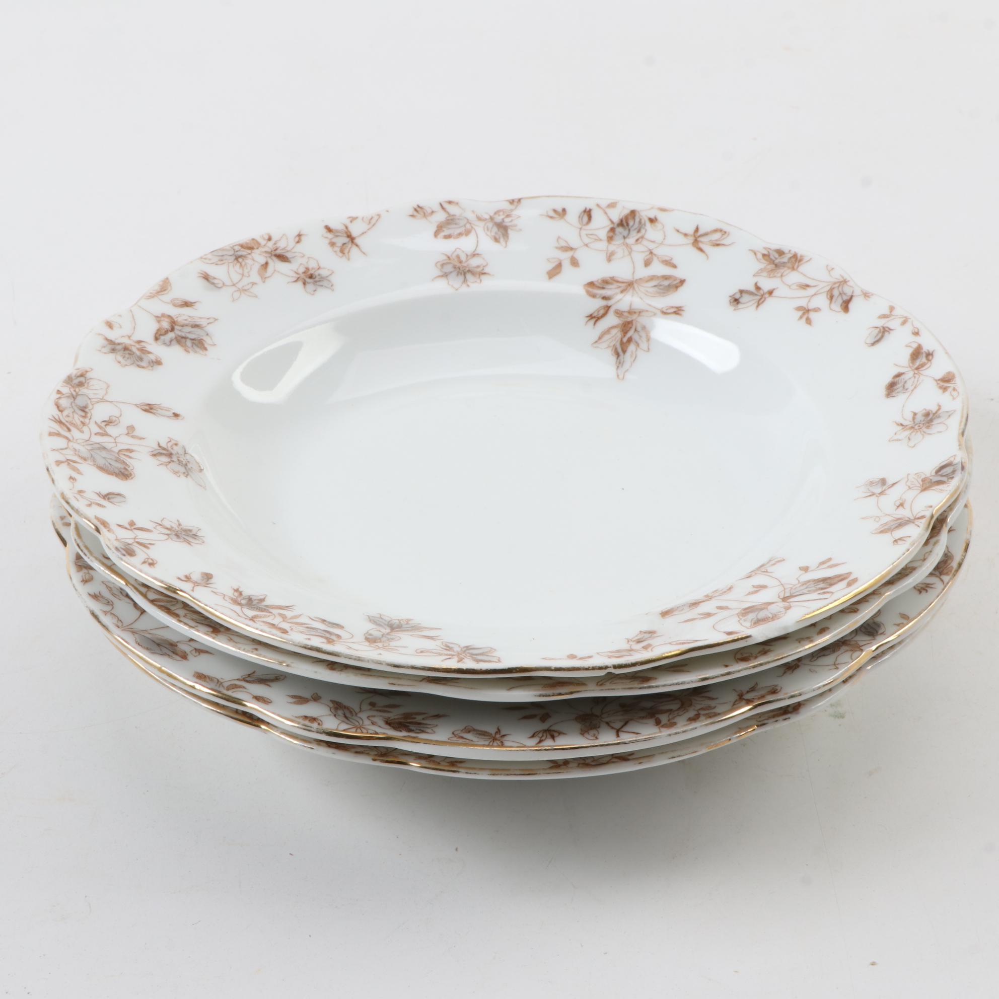 Haviland & Co. Limoges Porcelain Dinnerware, Late 19th/Early 20th C.