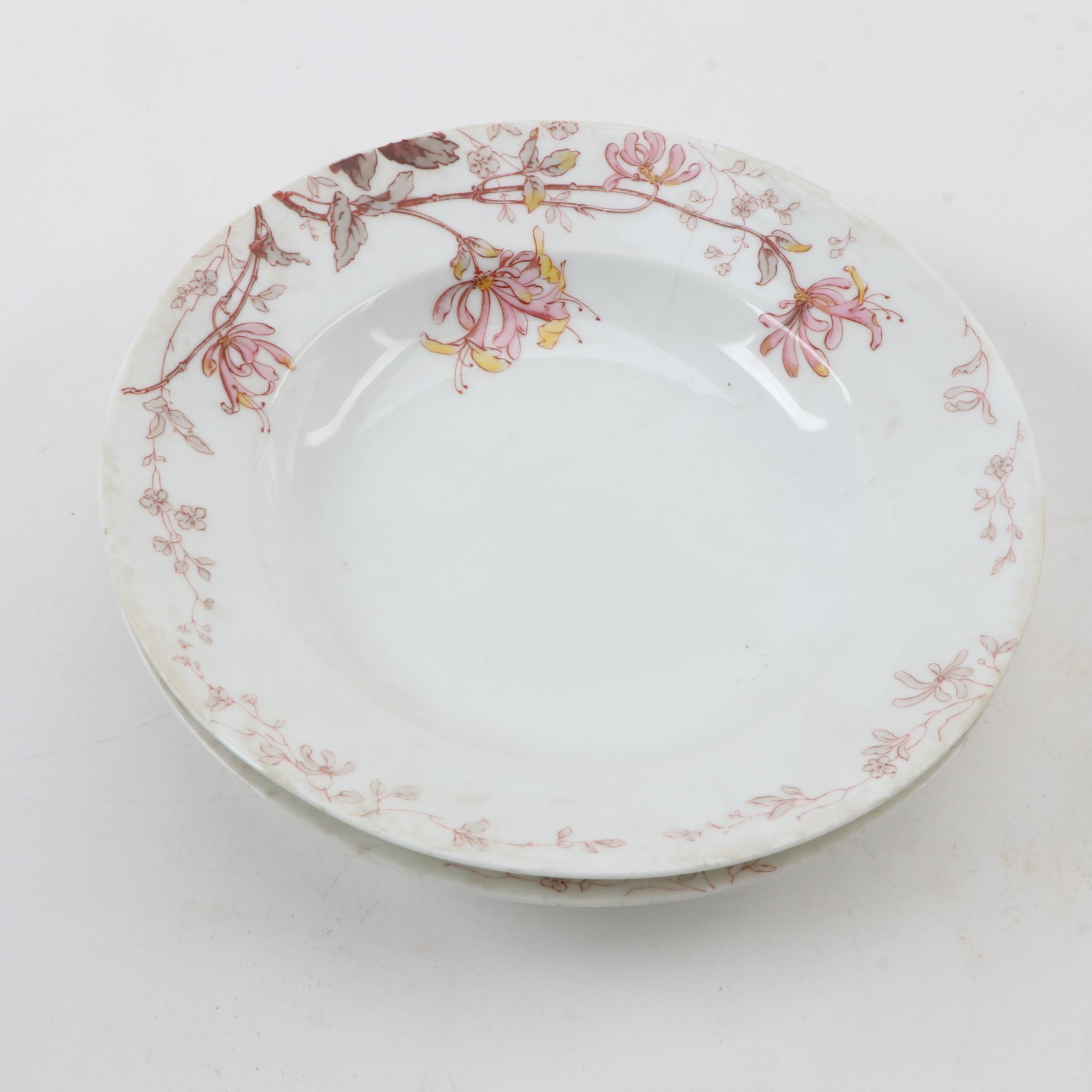 Haviland & Co. Limoges Porcelain Dinnerware, Late 19th/Early 20th C.