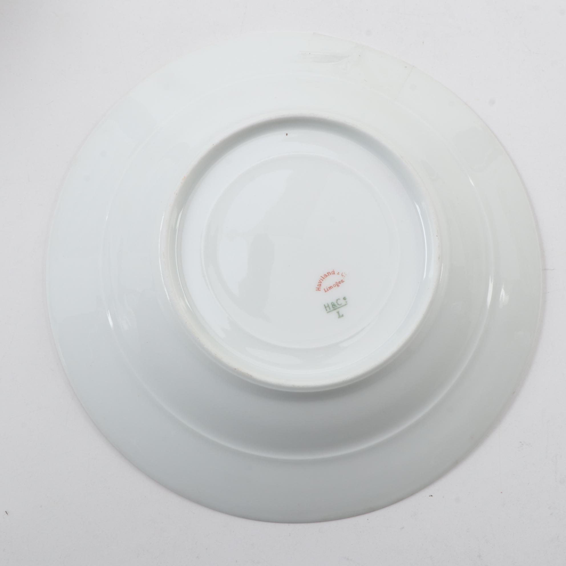 Haviland & Co. Limoges Porcelain Dinnerware, Late 19th/Early 20th C.