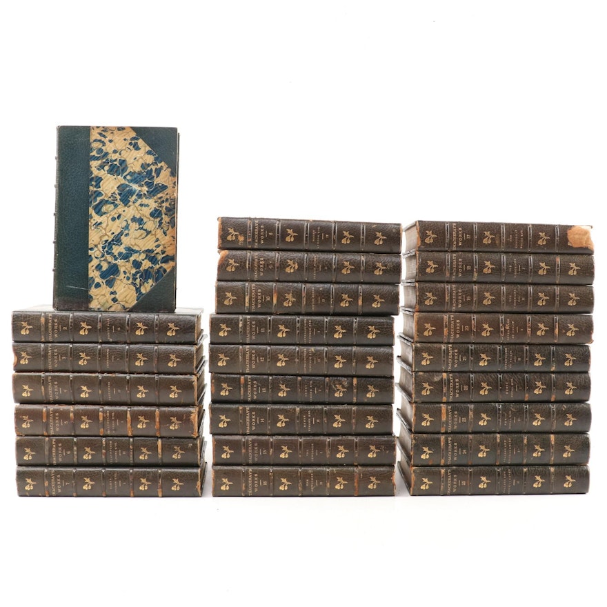 "Thackeray's Works" Special Biographical Edition Twenty-Five Volume Set, 1900