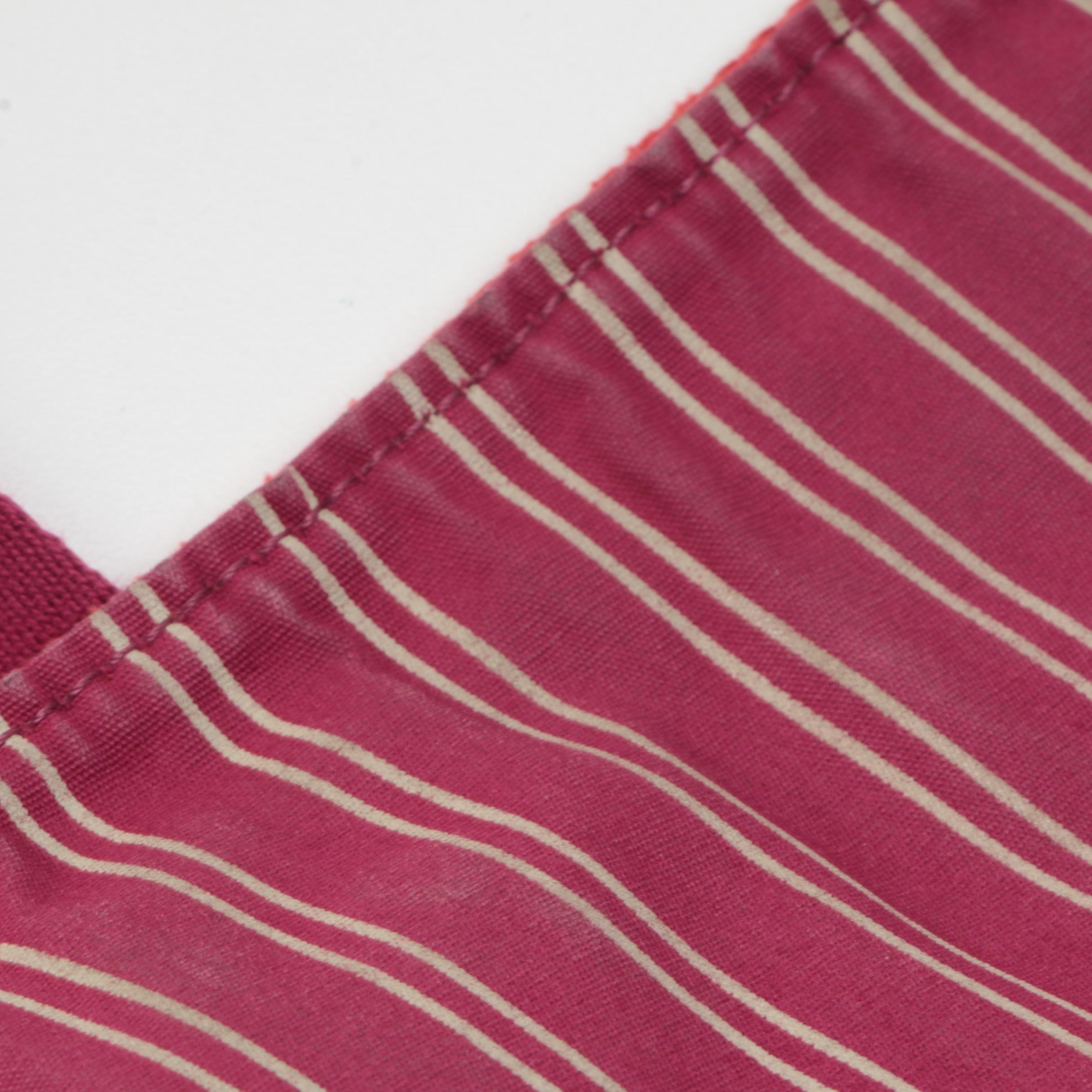 Louis Vuitton Besace Antigua PM Messenger Bag in Red Canvas with Magenta Straps