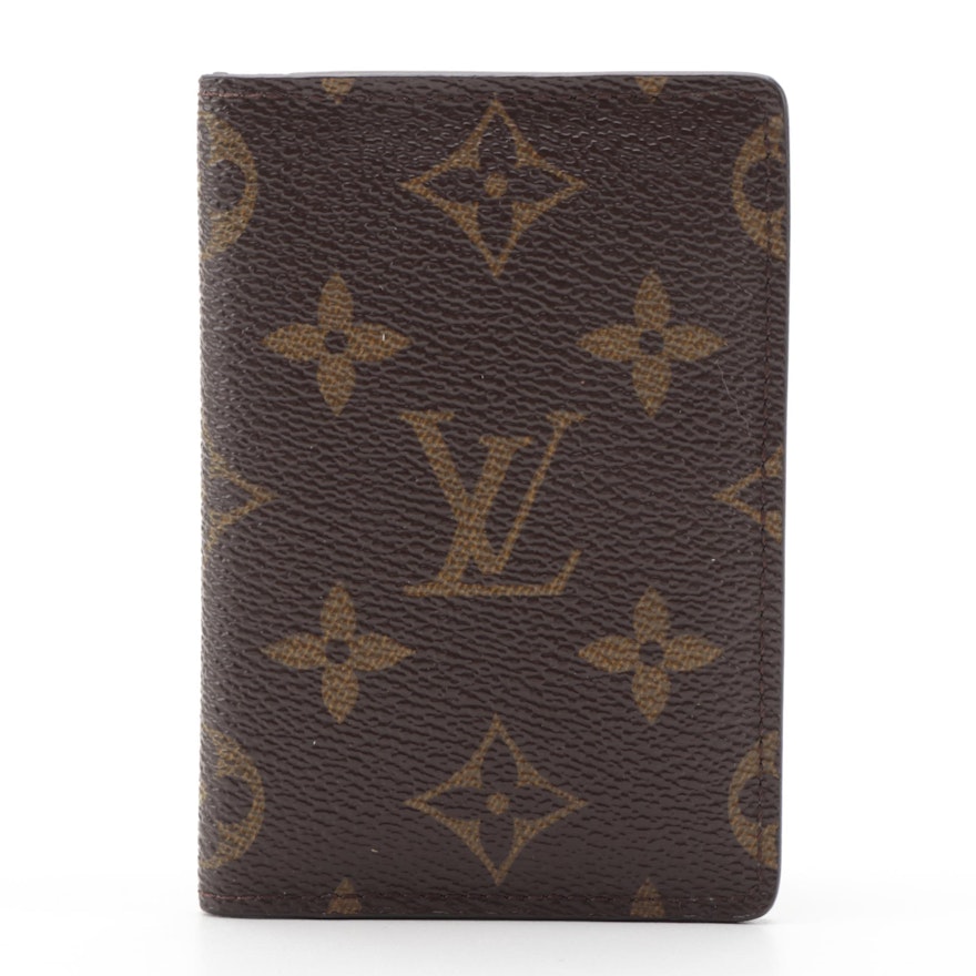 Louis Vuitton Pocket Organizer Wallet in Monogram Canvas