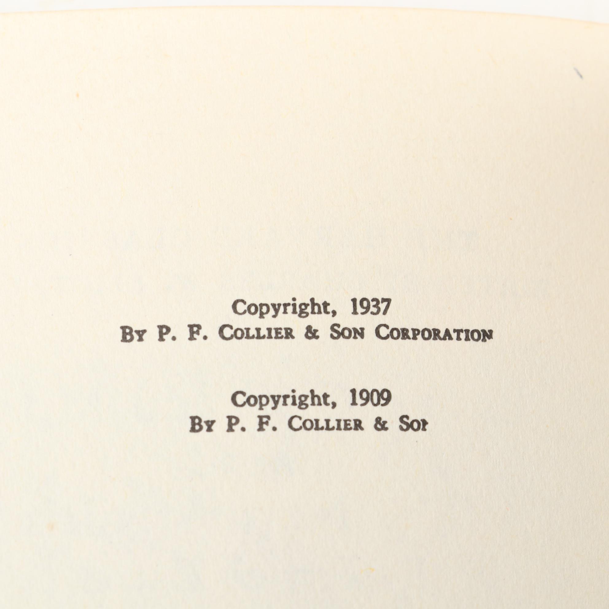 "The Harvard Classics" Deluxe Registered Edition Partial Set, 1937