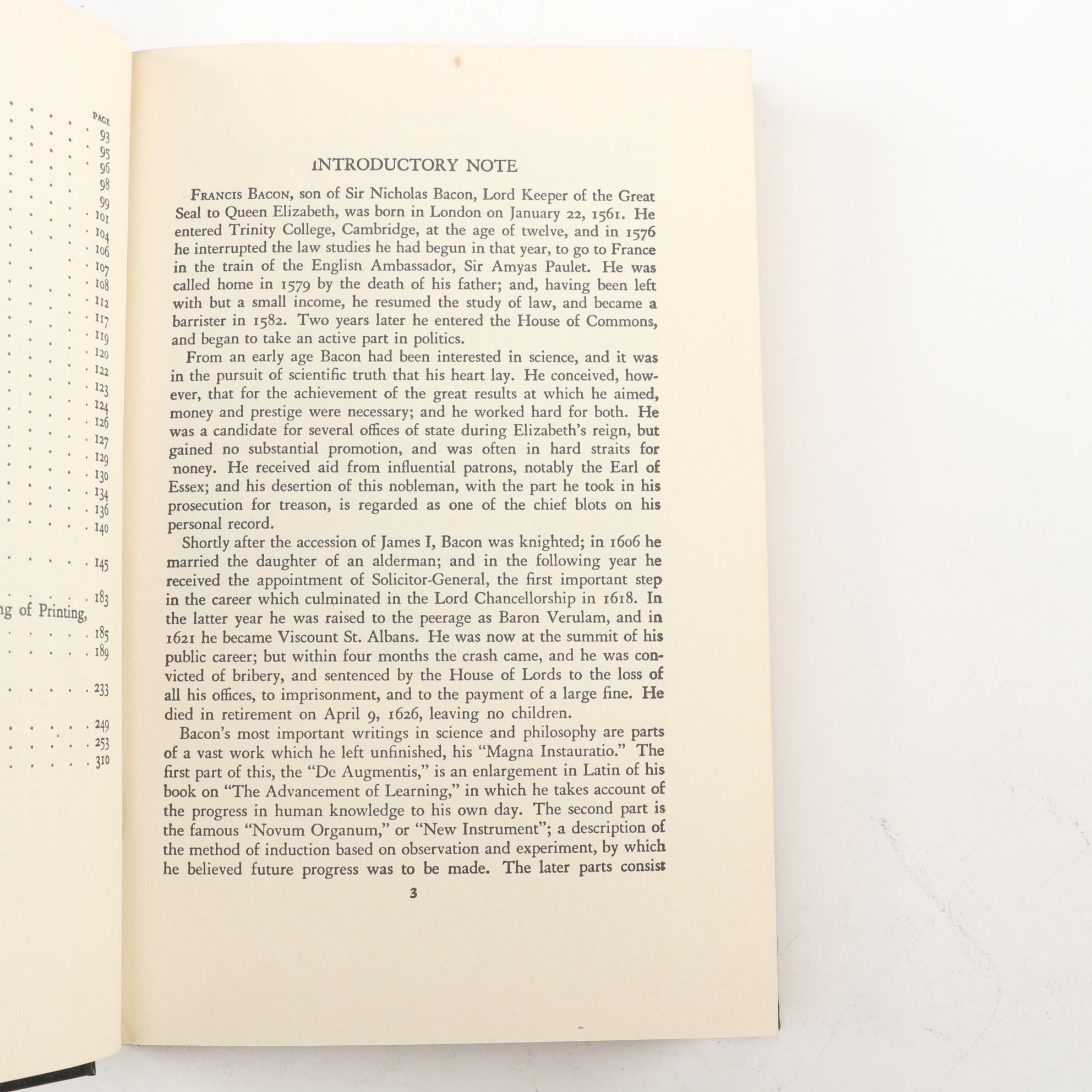 "The Harvard Classics" Deluxe Registered Edition Partial Set, 1937