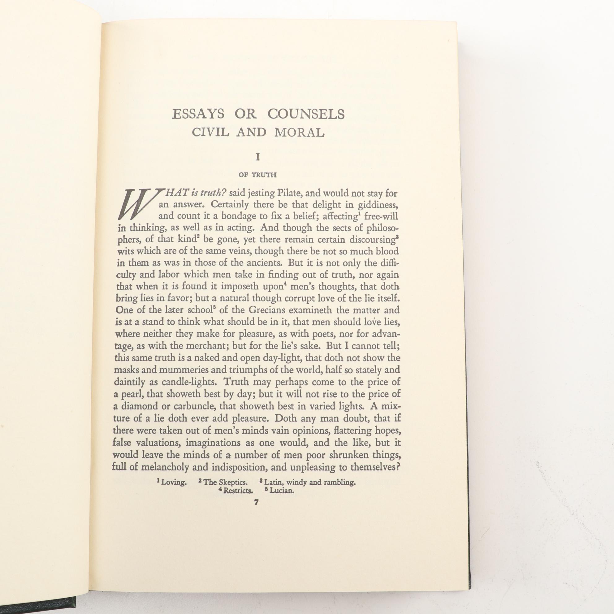 "The Harvard Classics" Deluxe Registered Edition Partial Set, 1937