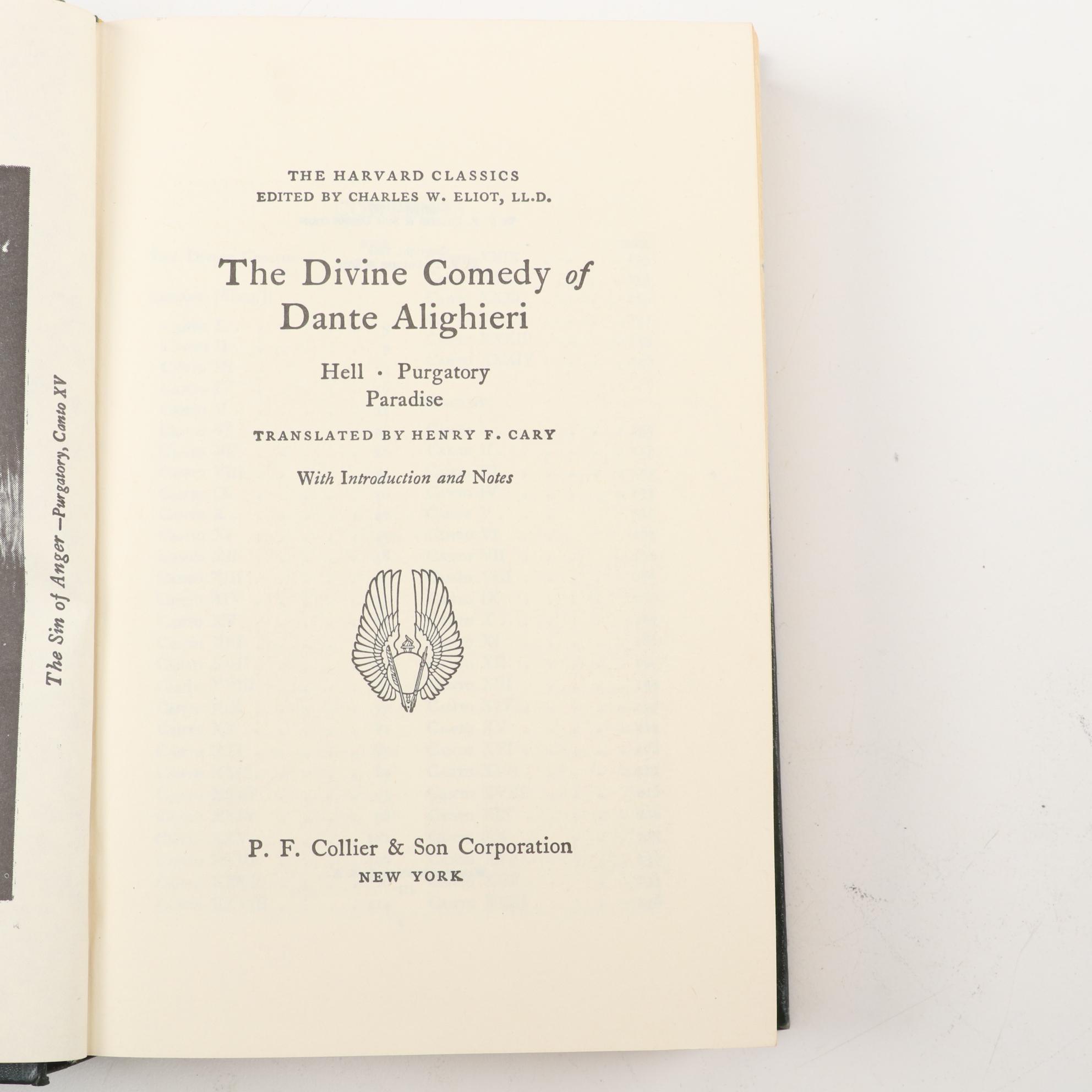 "The Harvard Classics" Deluxe Registered Edition Partial Set, 1937