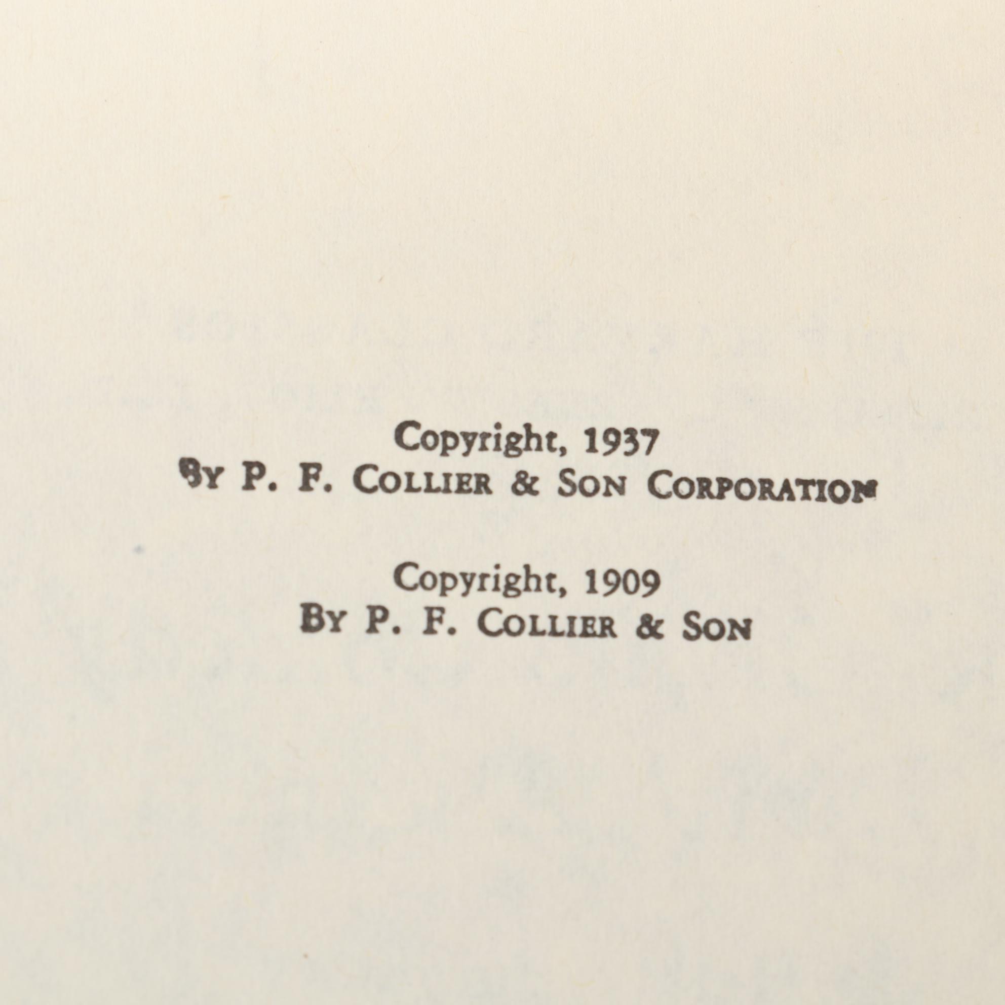 "The Harvard Classics" Deluxe Registered Edition Partial Set, 1937