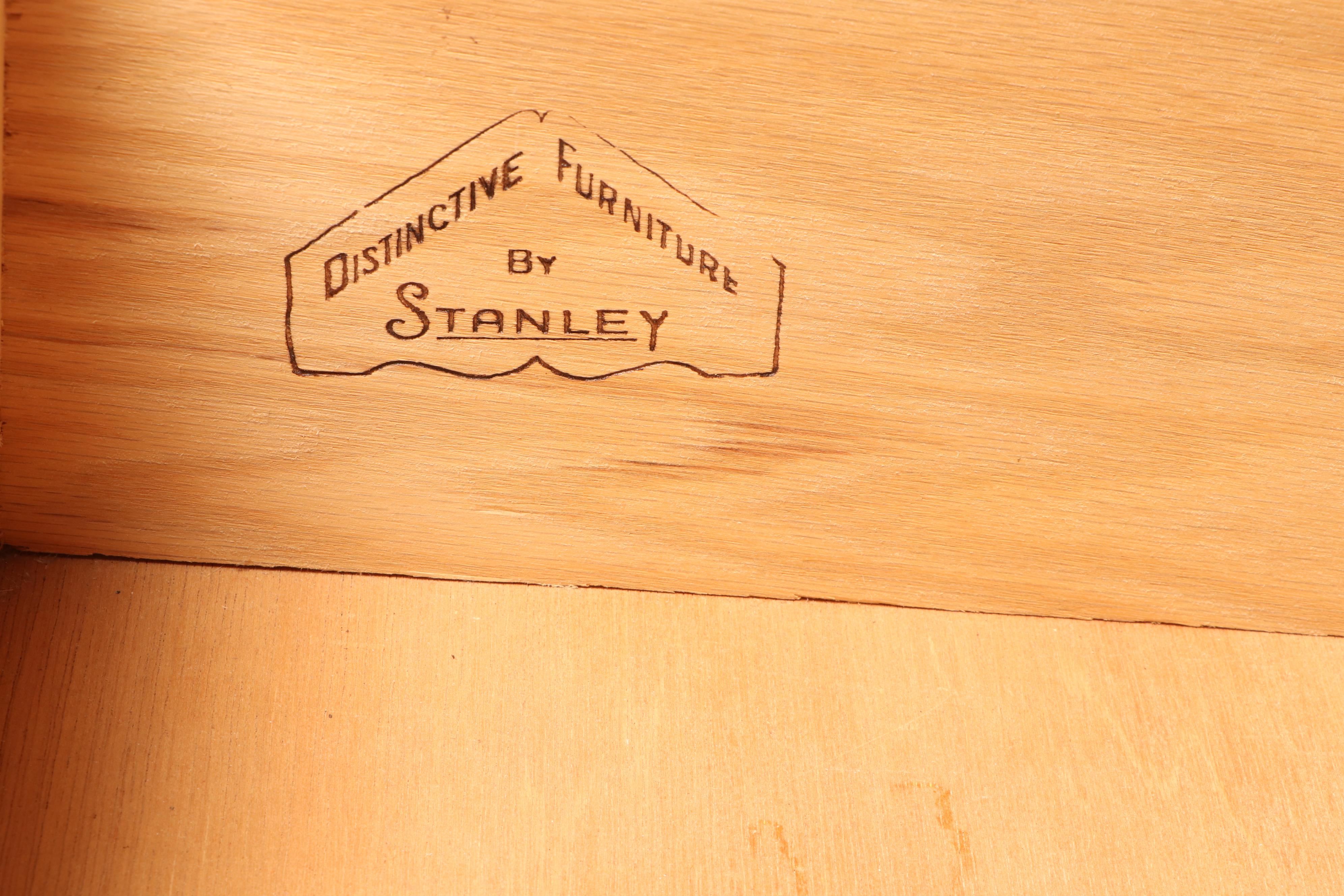 "Distinctive Furniture" by Stanley Mid Century Modern Walnut Cabinet