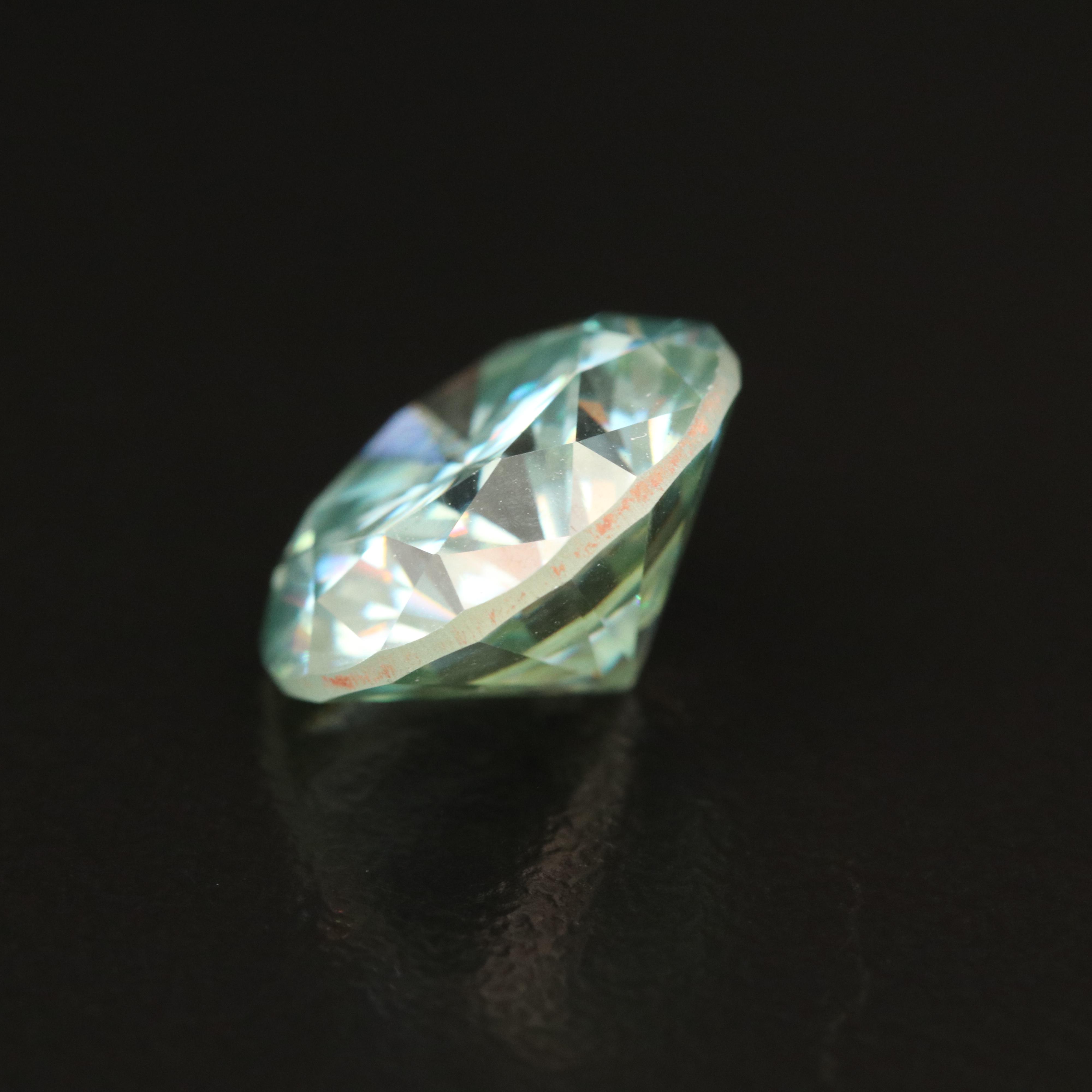 Loose Round Faceted Moissanite