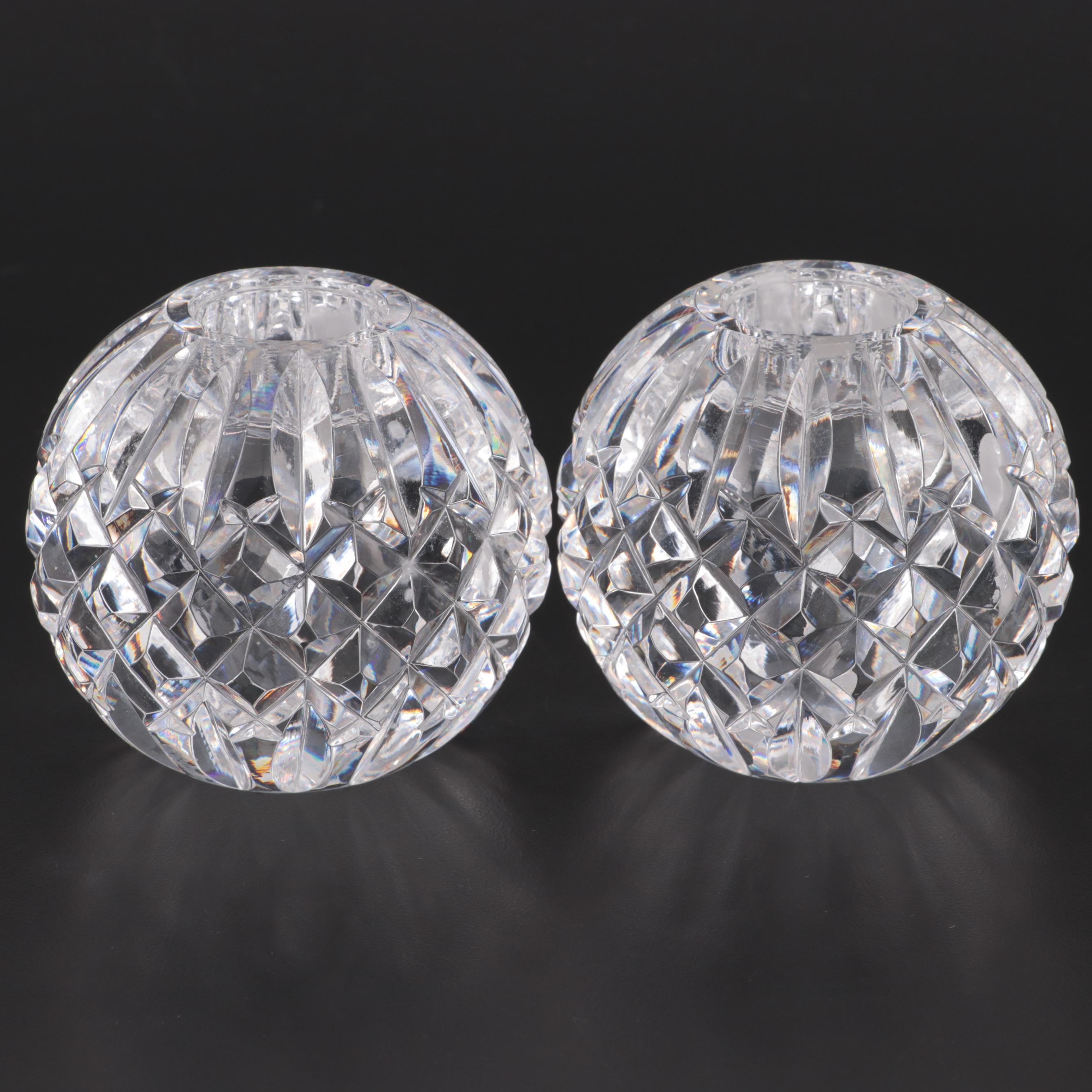 Waterford Cut Crystal Votive Candle Holders