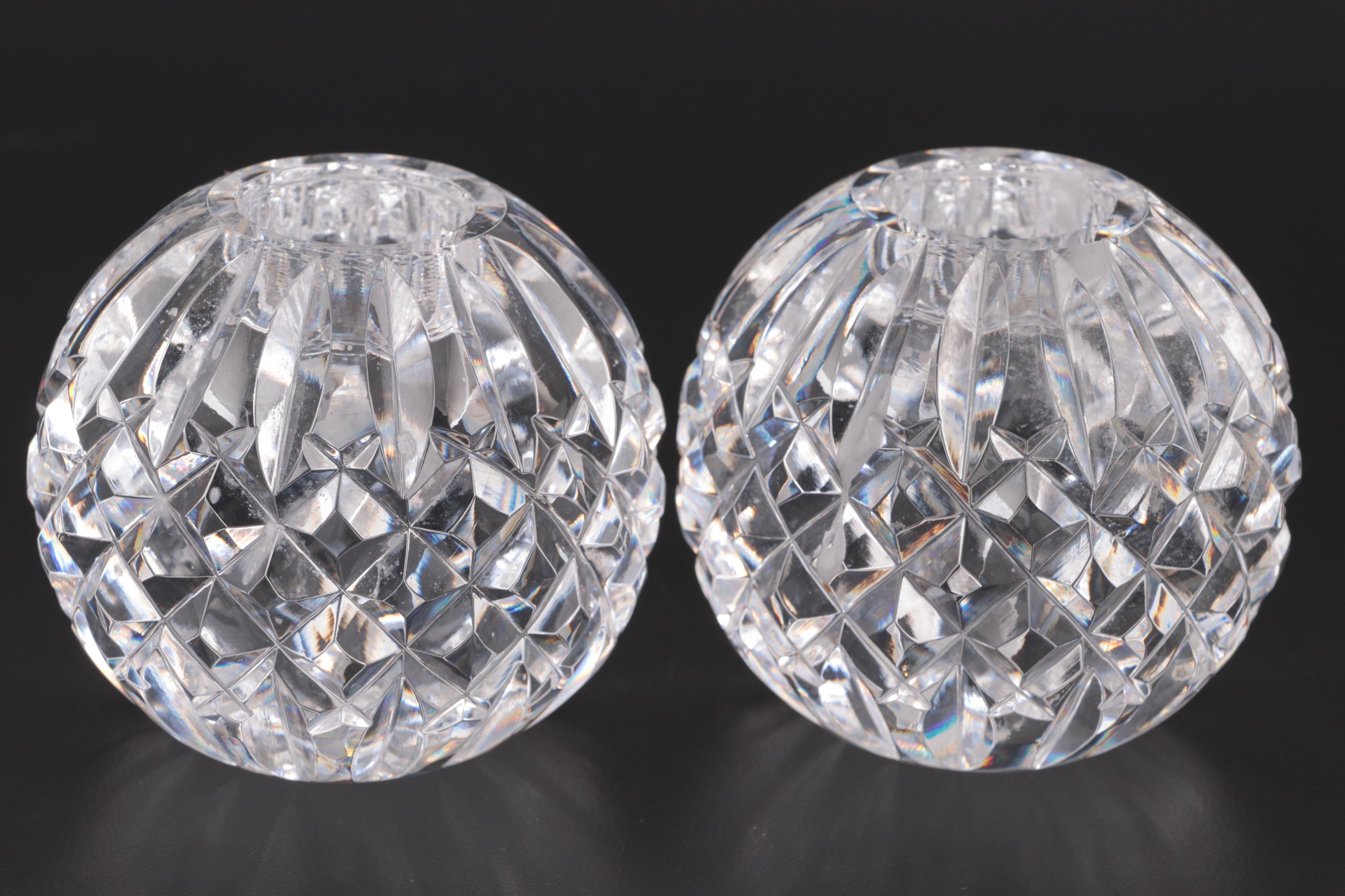 Waterford Cut Crystal Votive Candle Holders