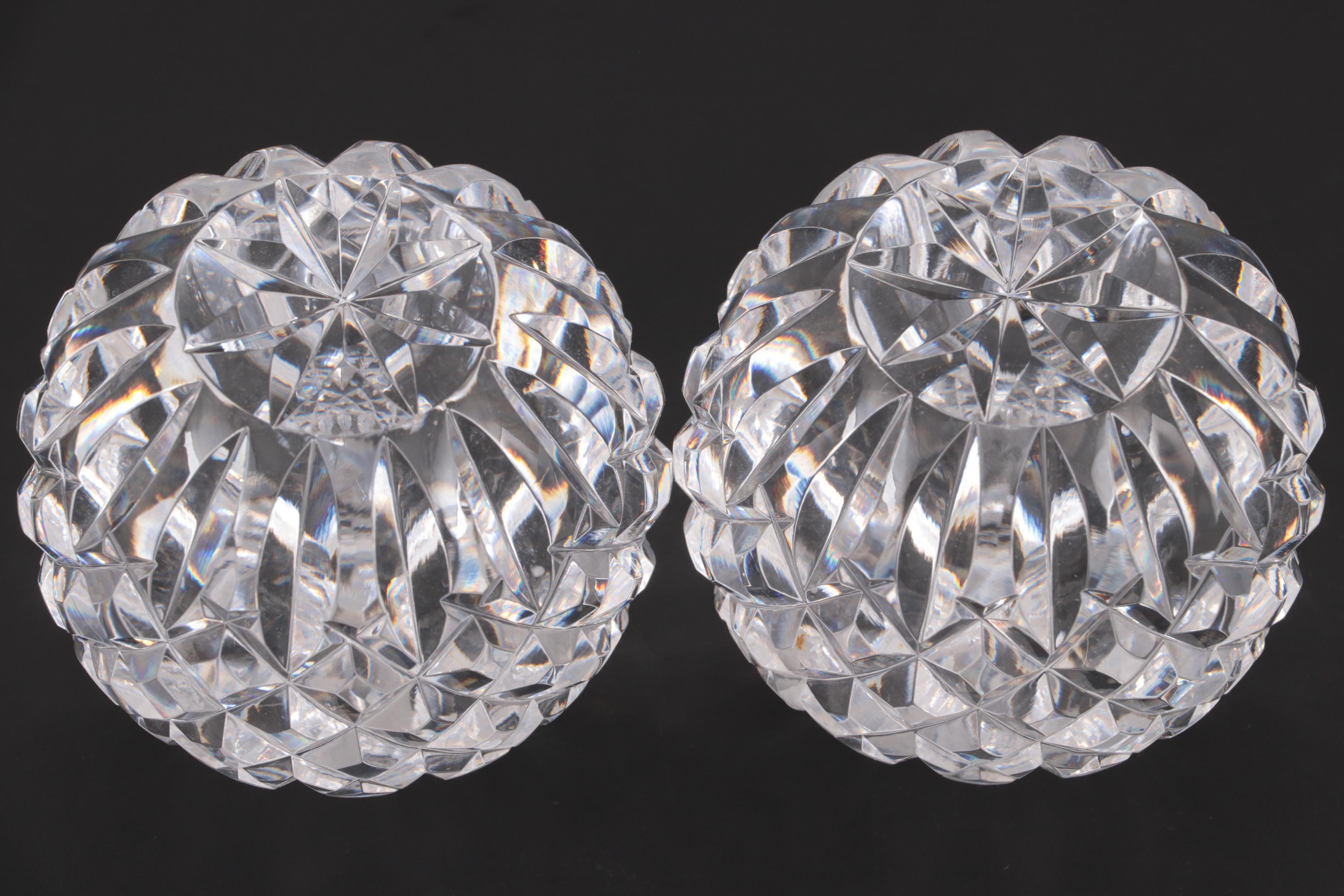 Waterford Cut Crystal Votive Candle Holders