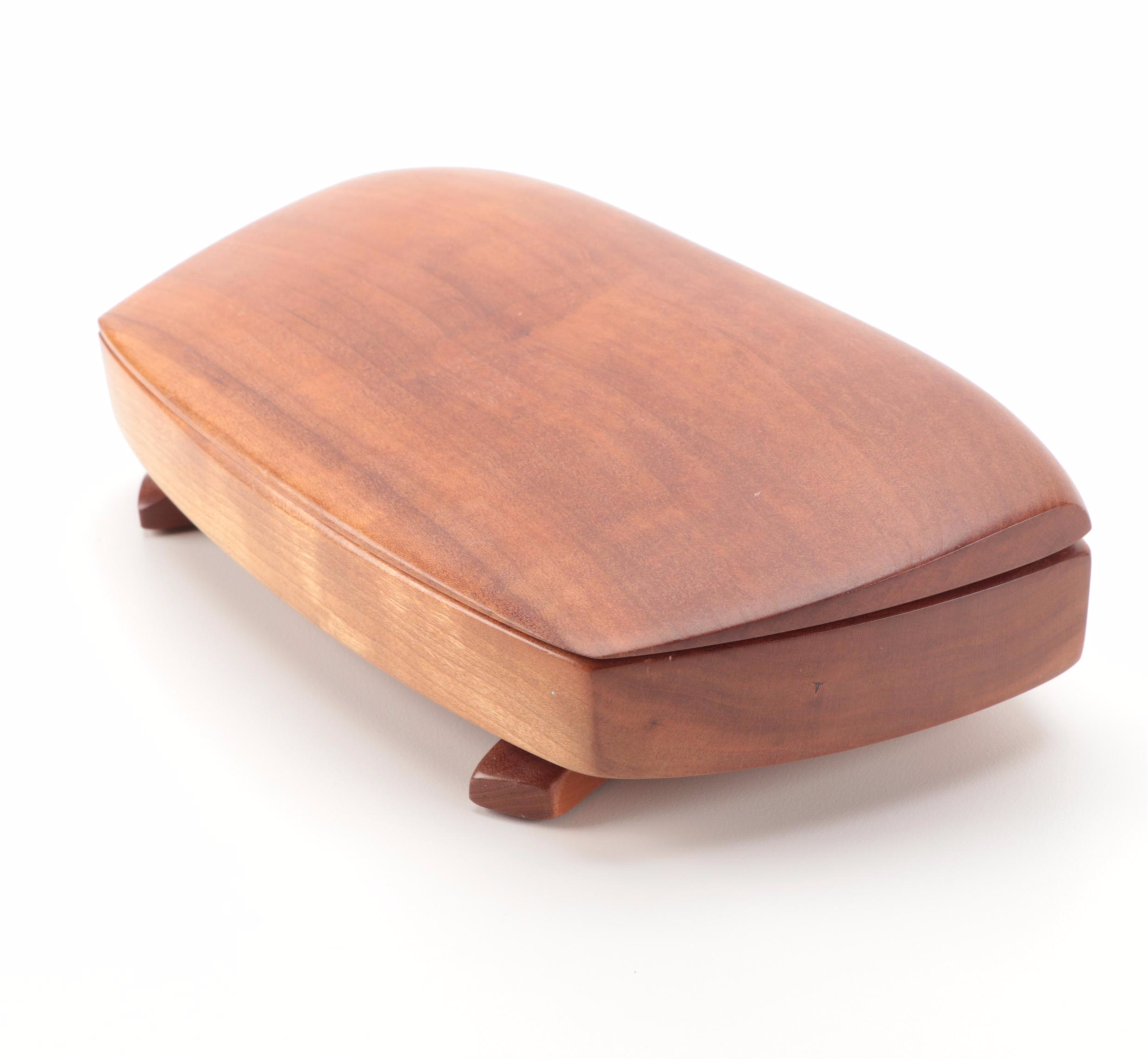 Thom and Sue Kellam Black Cherry "Case" Jewelry Box, 1999