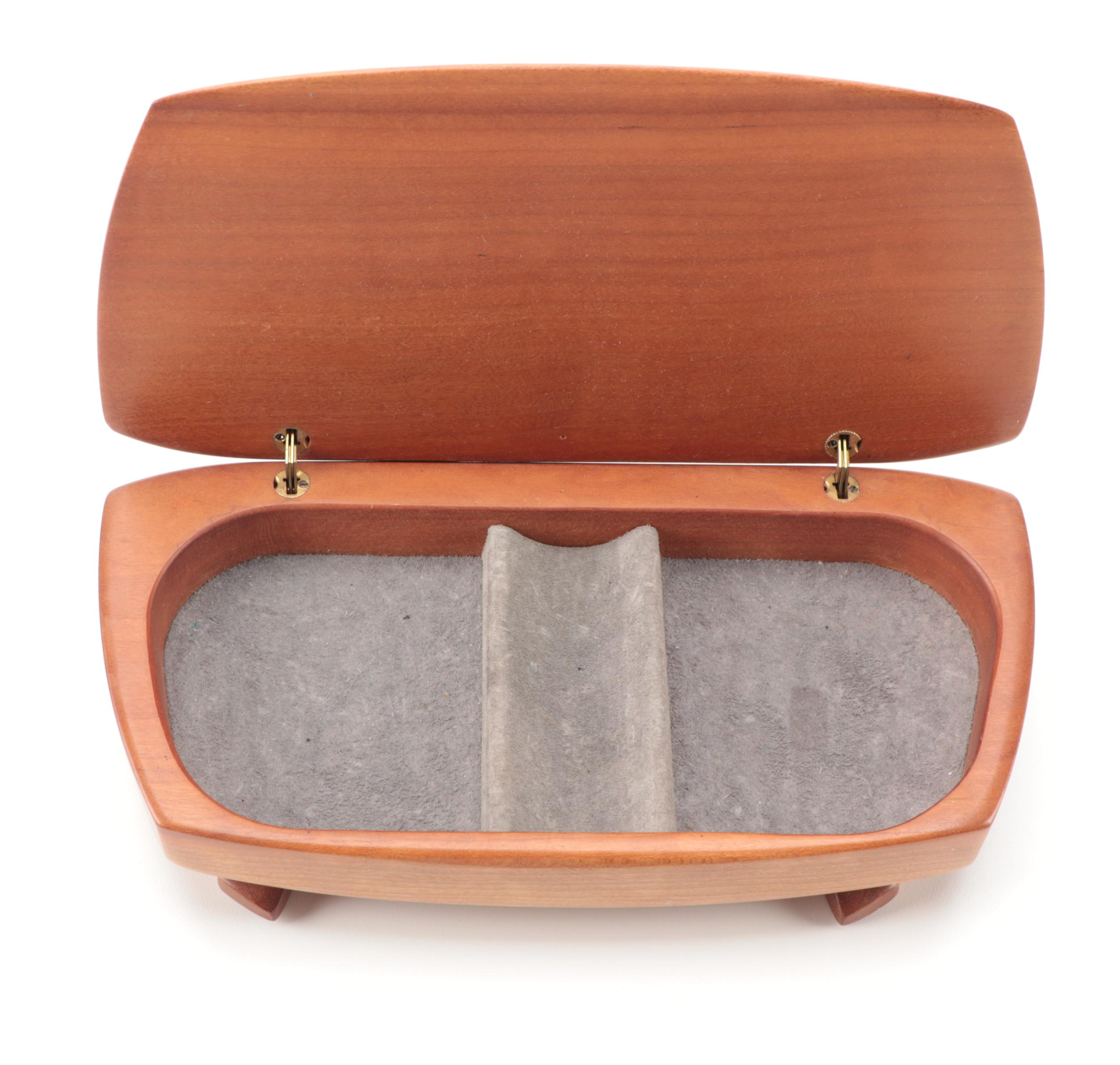 Thom and Sue Kellam Black Cherry "Case" Jewelry Box, 1999