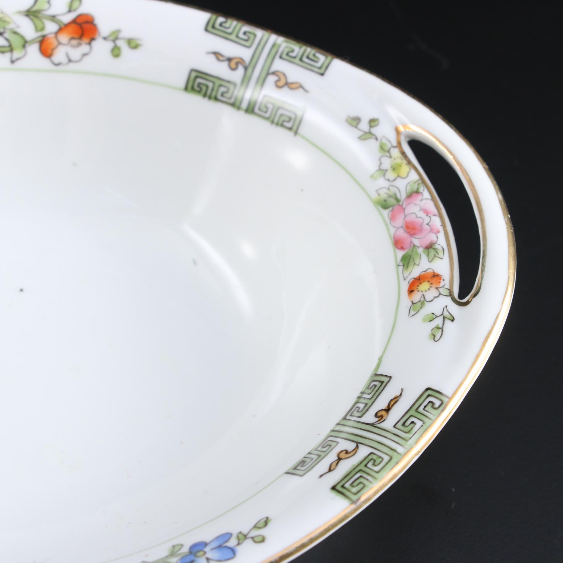 Nippon Hand-Painted Porcelain Serveware and Other Décor