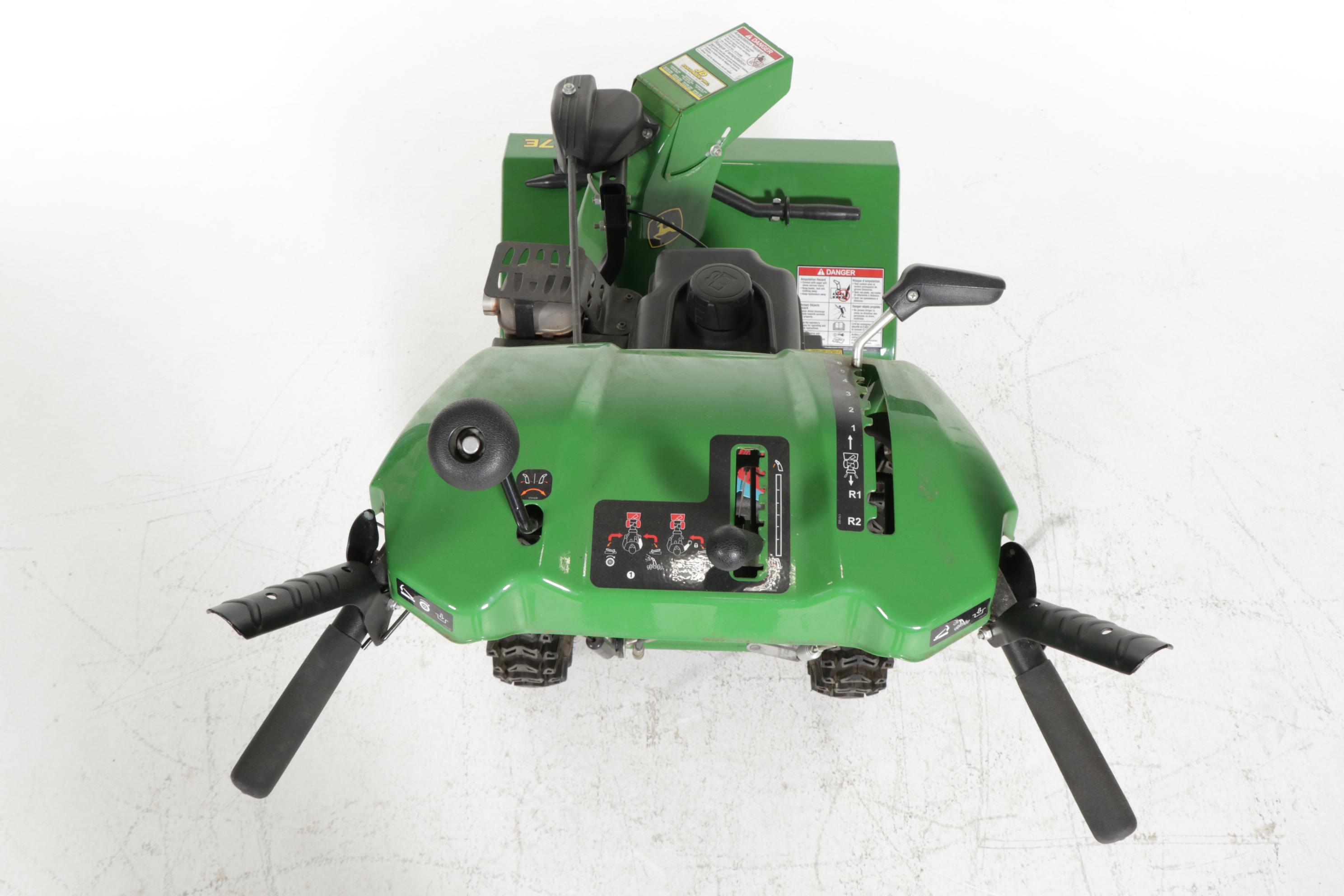 John Deere Model 827E Snow Thrower, 2011