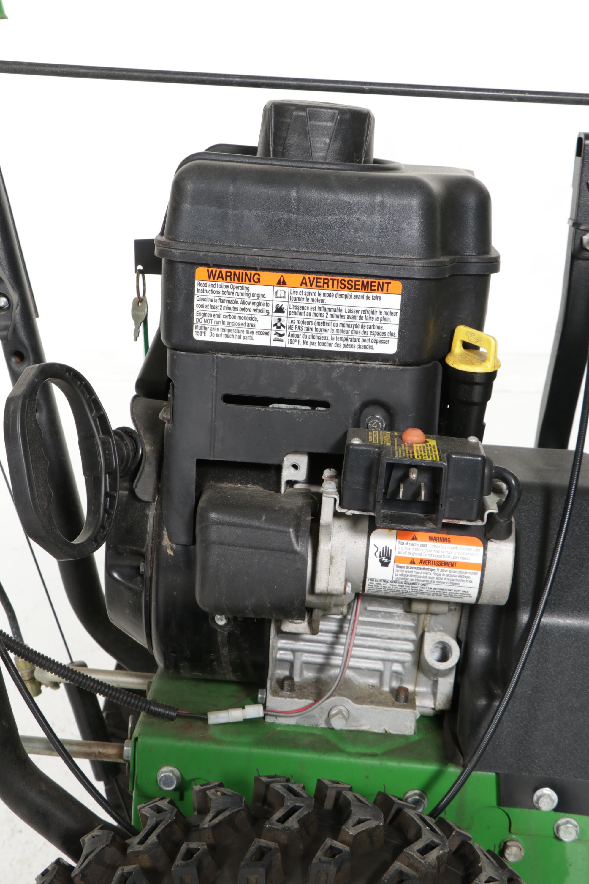 John Deere Model 827E Snow Thrower, 2011