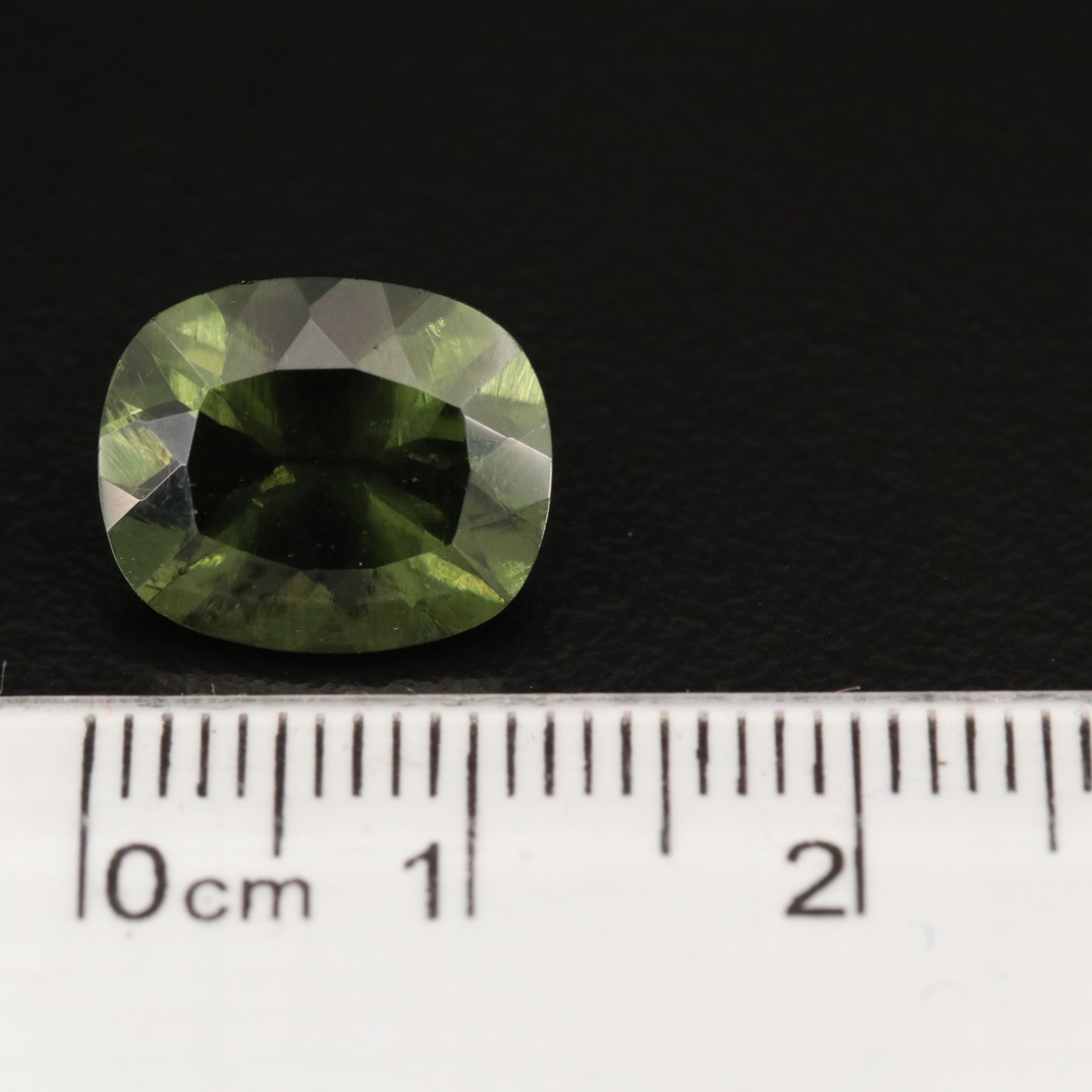 Loose 3.71 CT Rectangular Moldavite