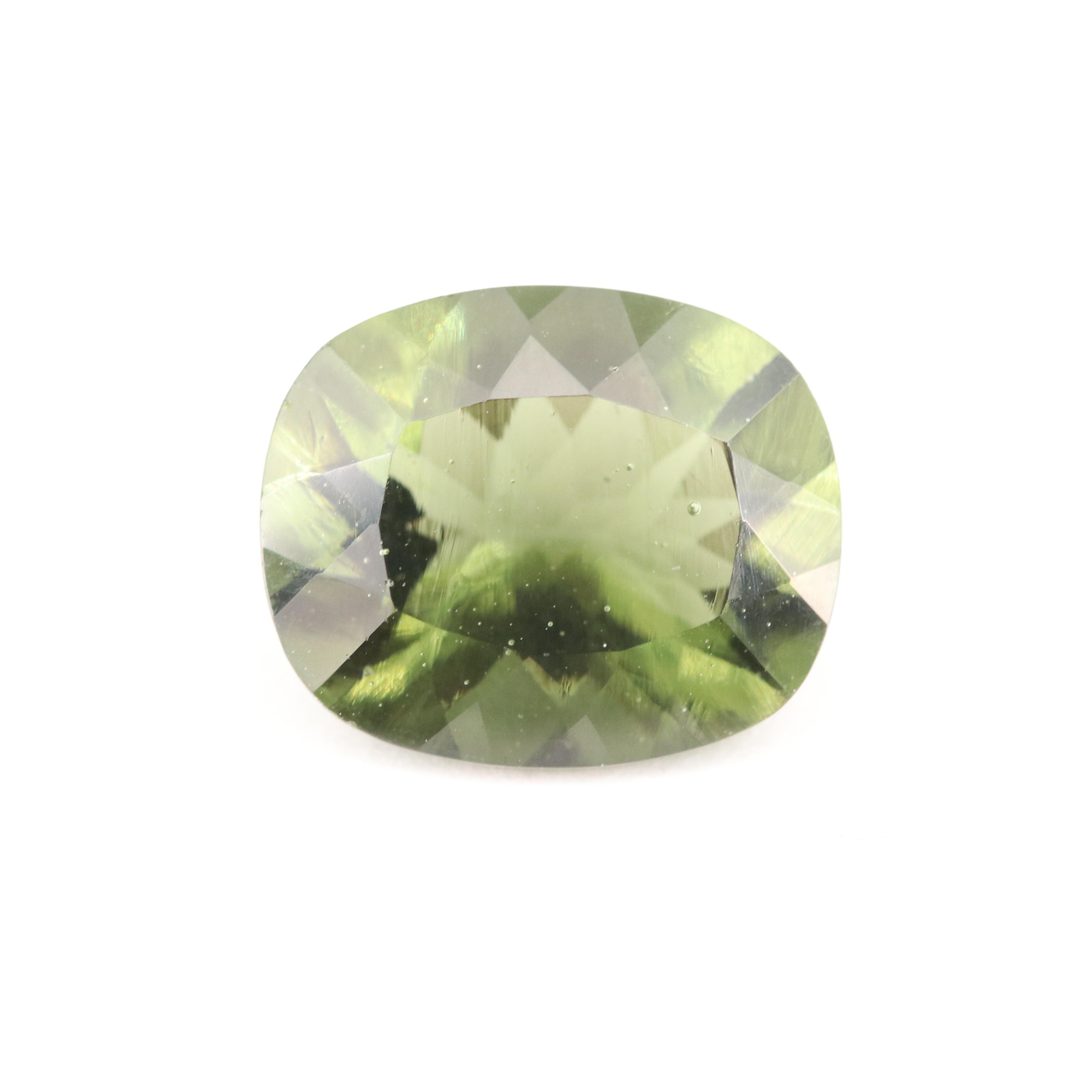 Loose 3.71 CT Rectangular Moldavite