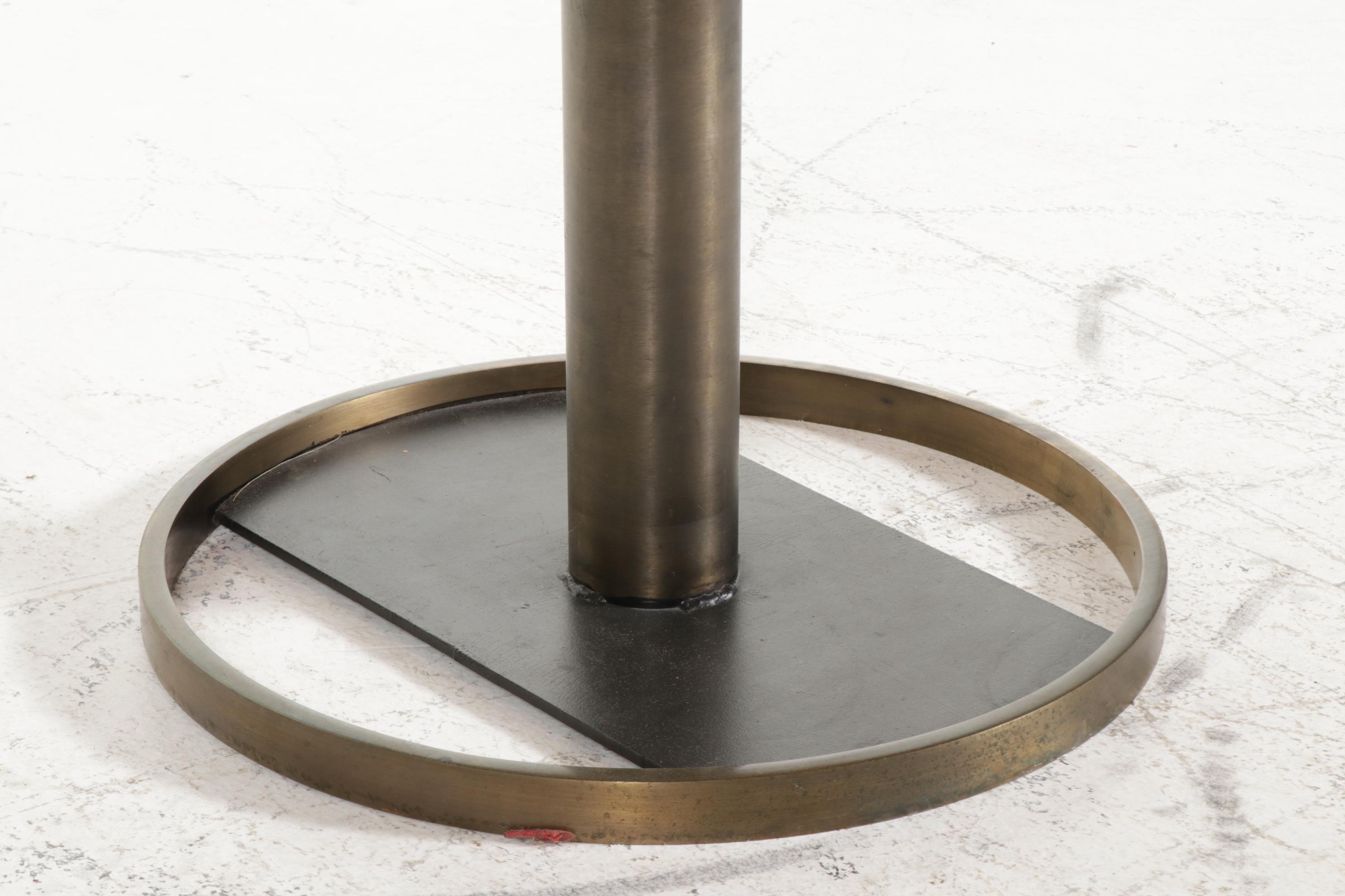 Gianni Furniture for Office Suites Mid Century Modern Wood and Metal Table