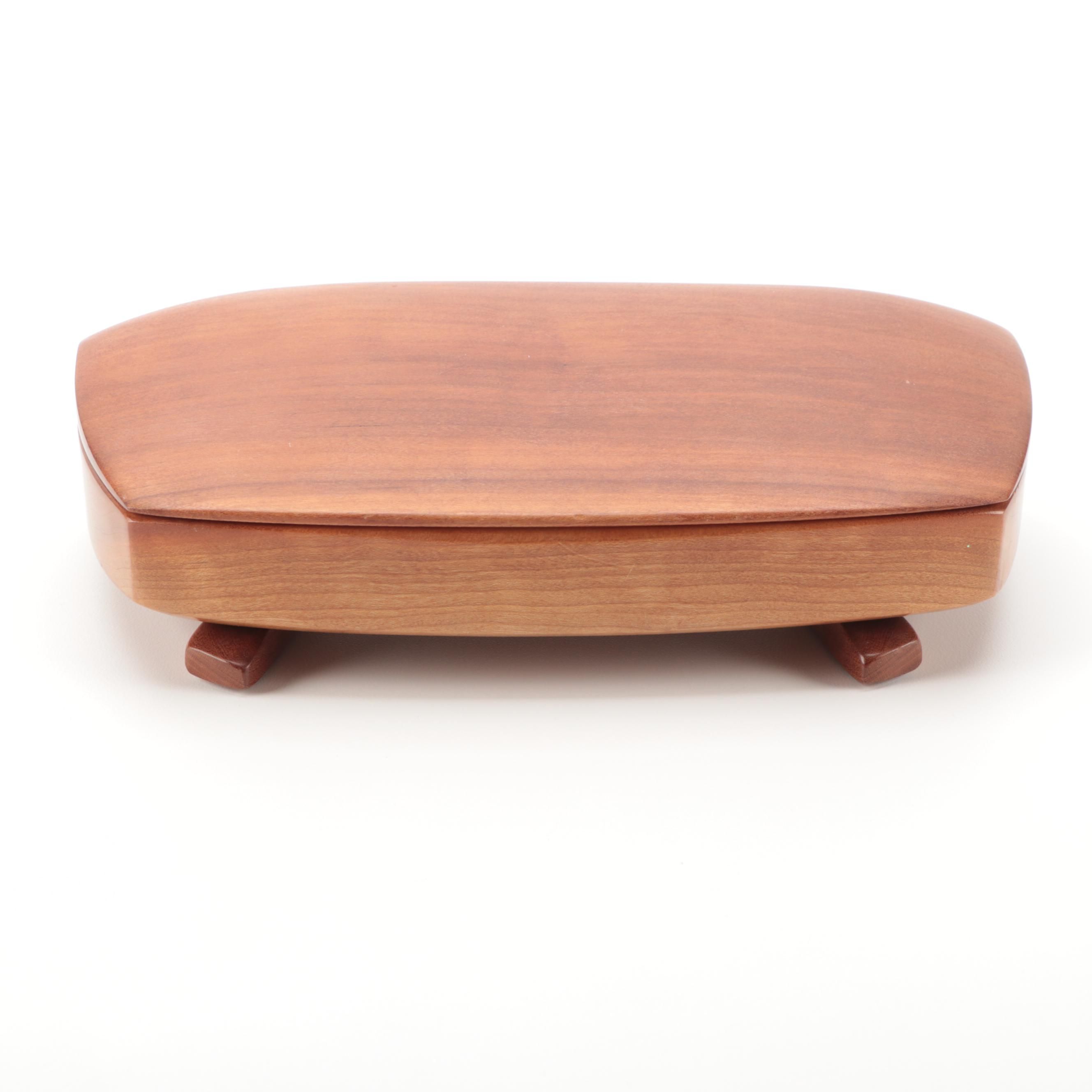 Thom and Sue Kellam Black Cherry "Case" Jewelry Box, 1999