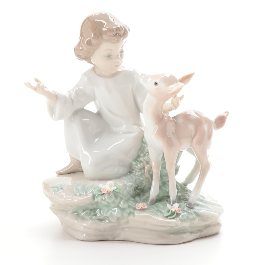 Lladró "And A Little Child Shall Lead Them" Porcelain Figurine, 2003–2007