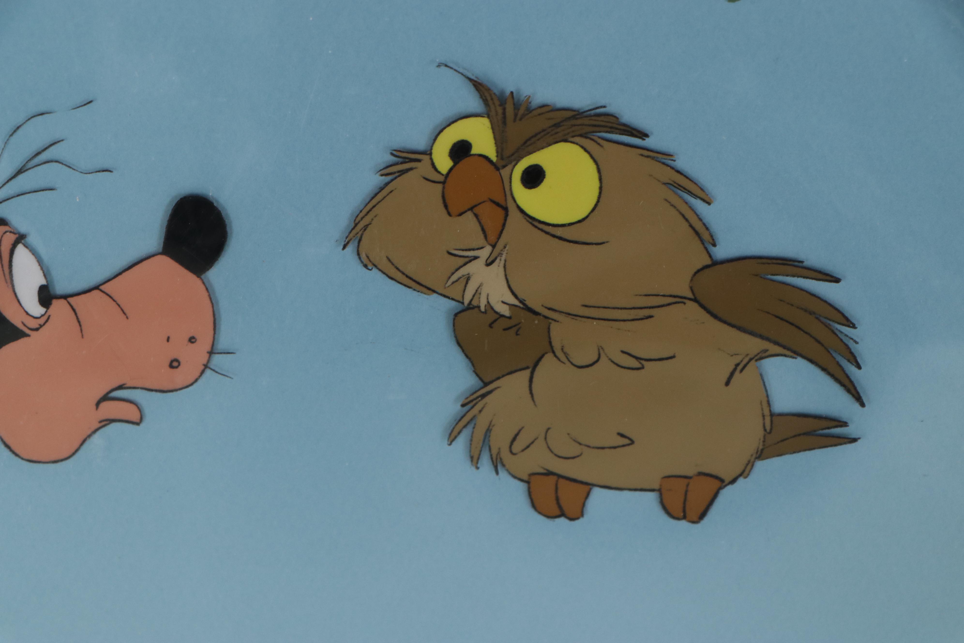 Walt Disney Production Animation Cel of Goofy