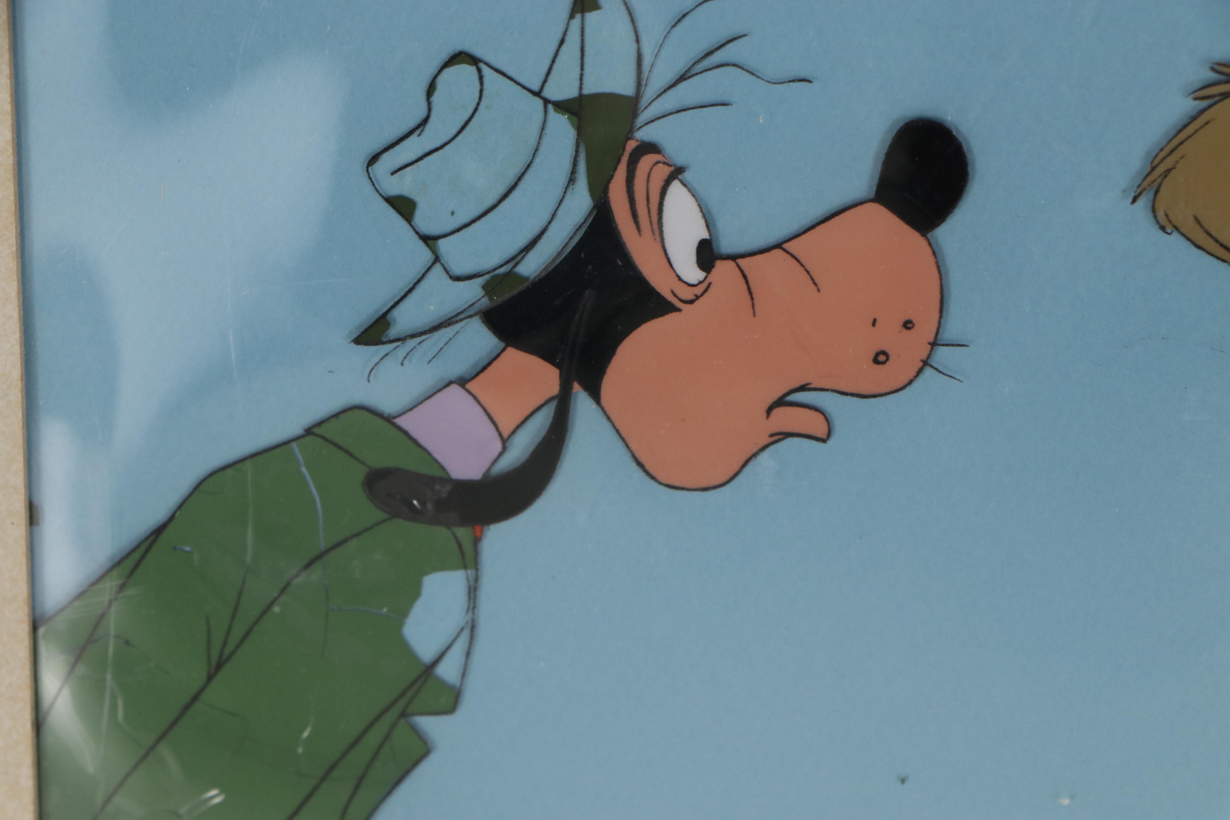 Walt Disney Production Animation Cel of Goofy
