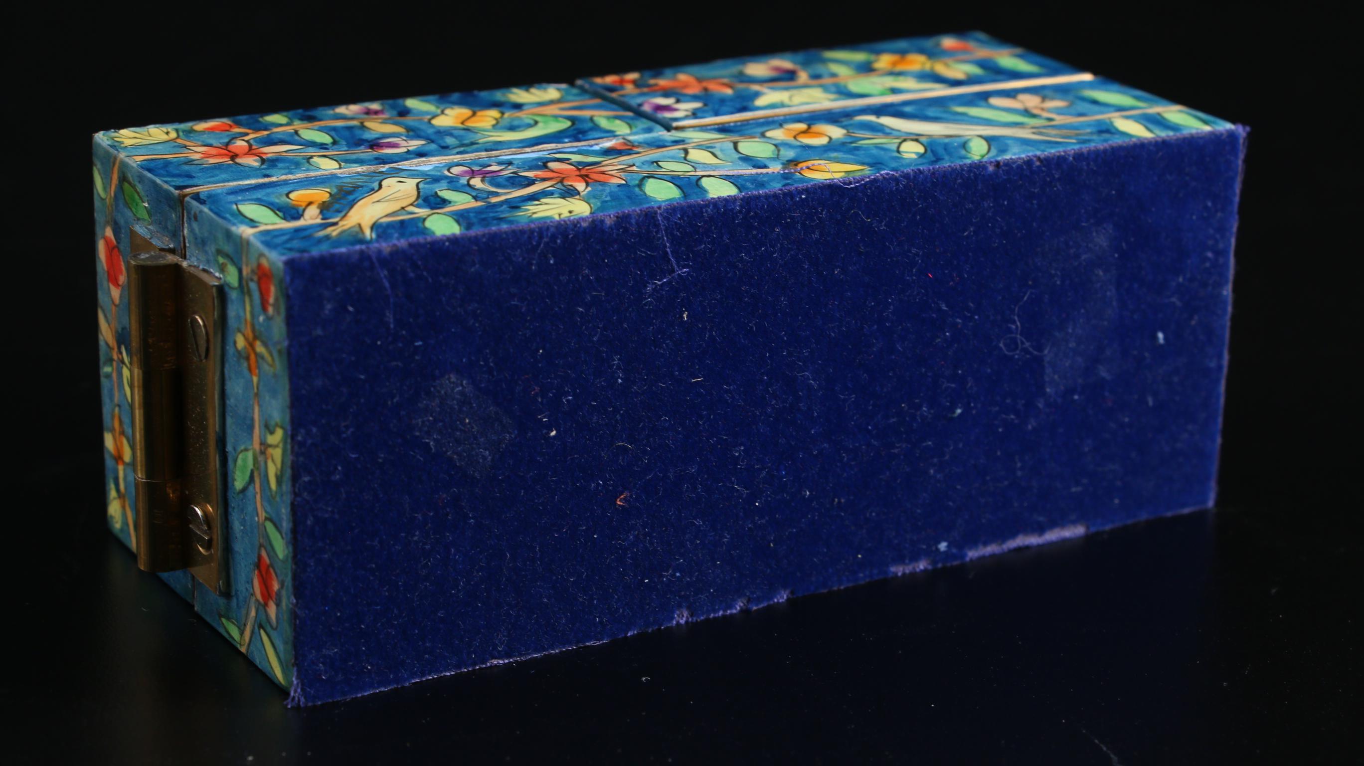 Yair Emanuel  Hand-Painted Lacquered Shabbat Candle Holders, Mid-20th C.