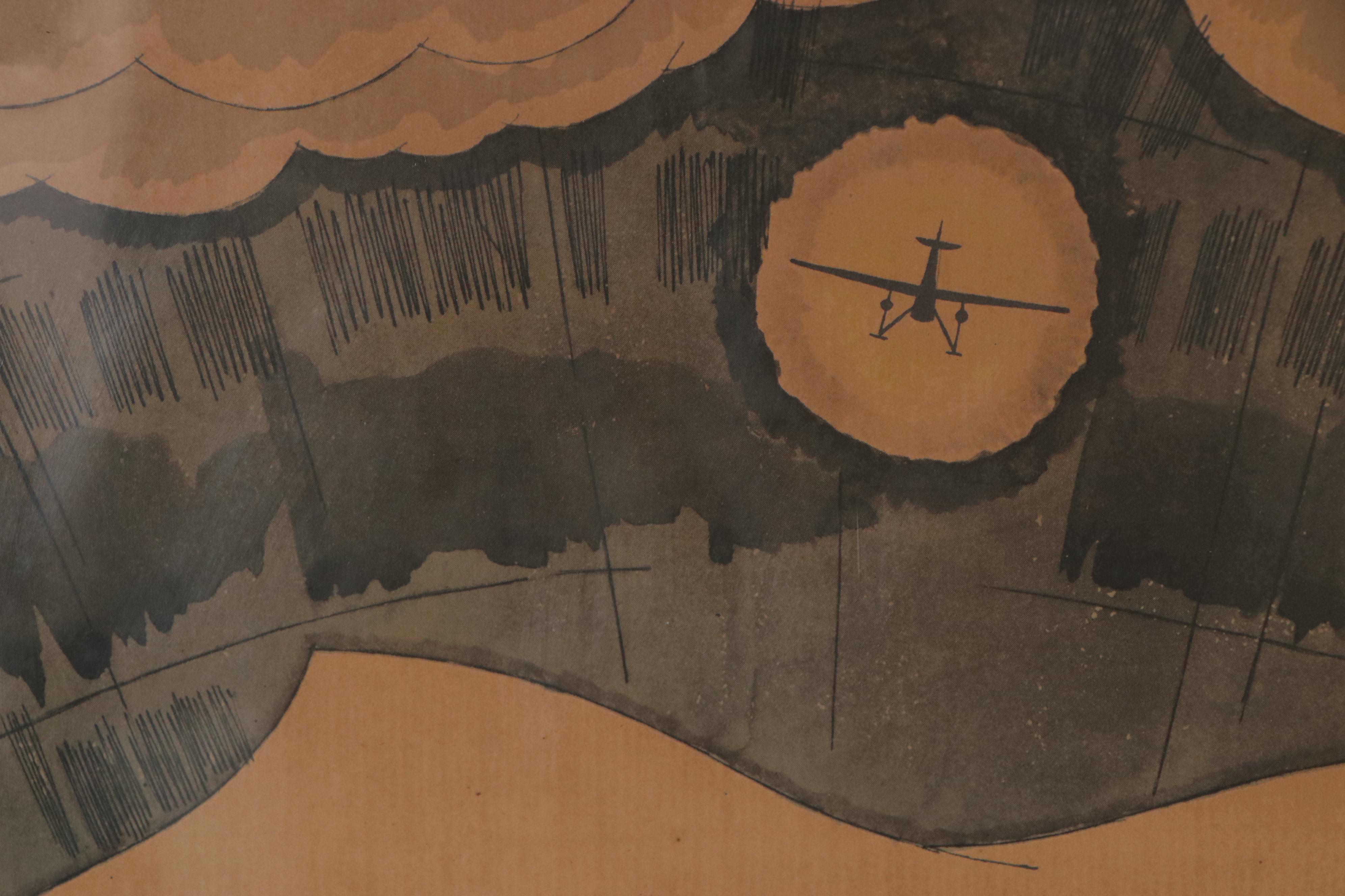 Color Halftones after Frank Lemon of Air Exploits, 1928