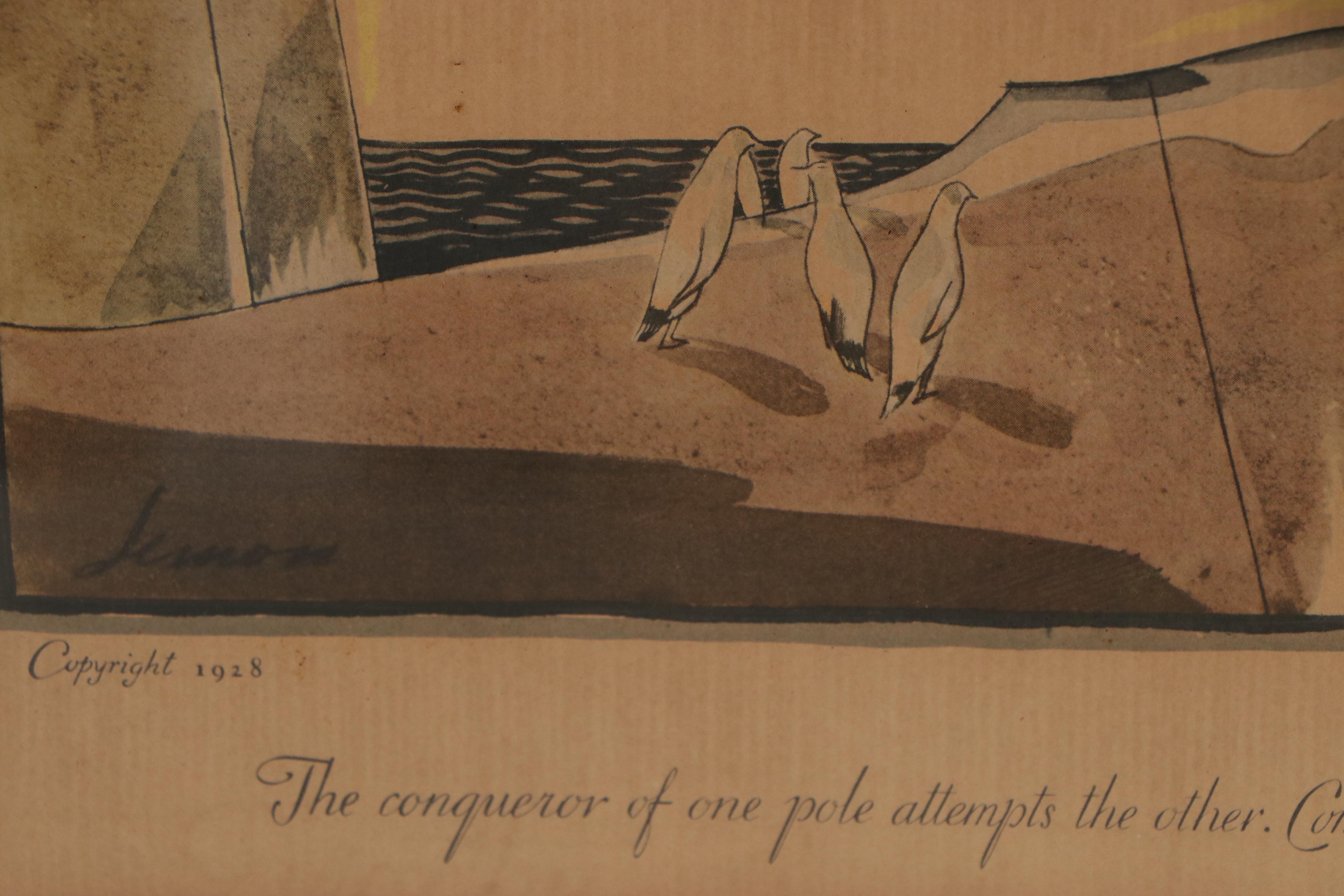 Color Halftones after Frank Lemon of Air Exploits, 1928