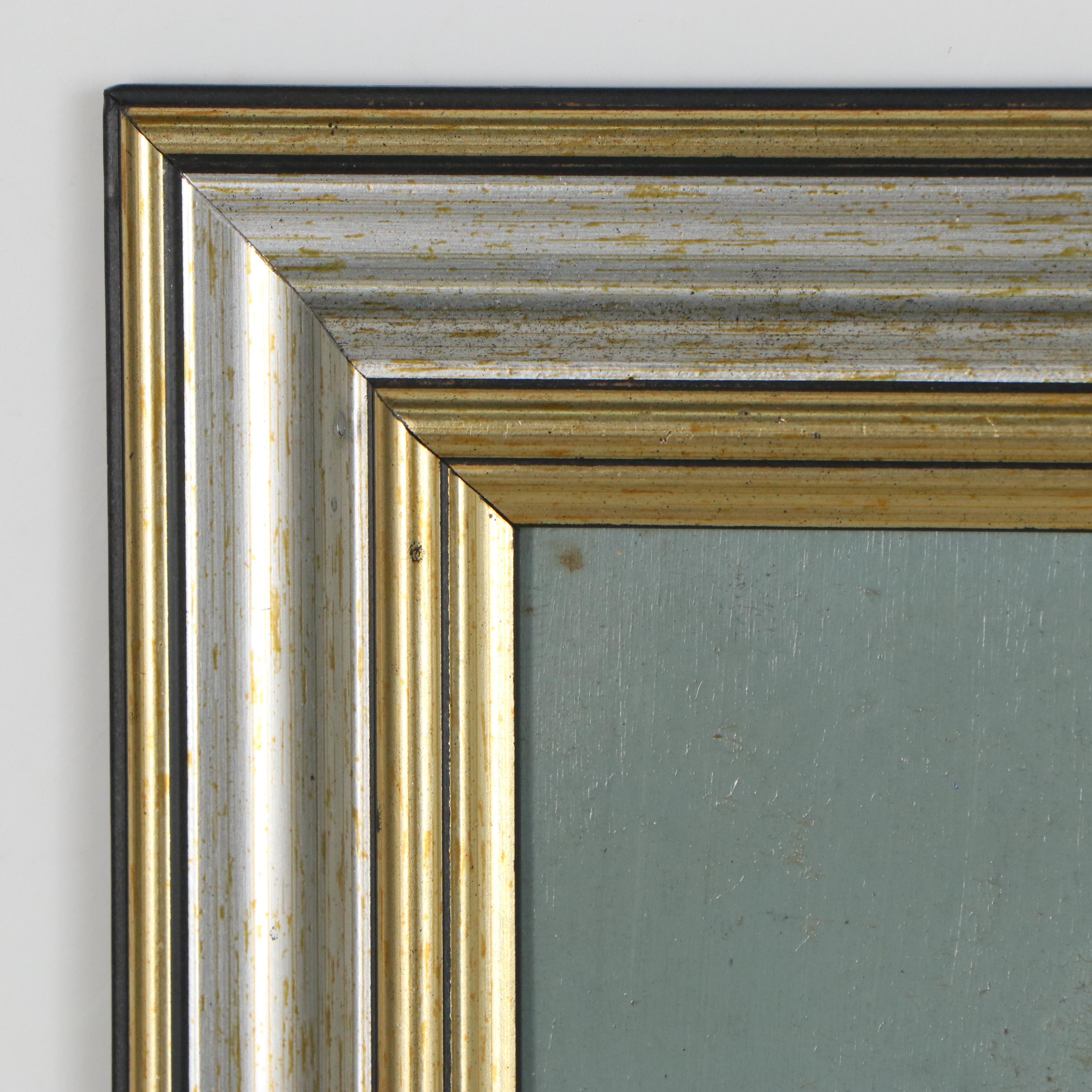 Alfredo Sinclair Oil Painting of Mother and Child, 1989