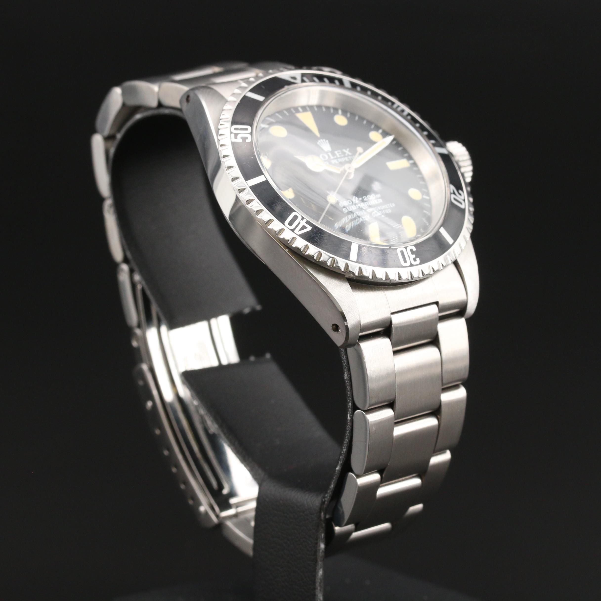 1967 Rolex Submariner Stainless Steel Automatic Watch